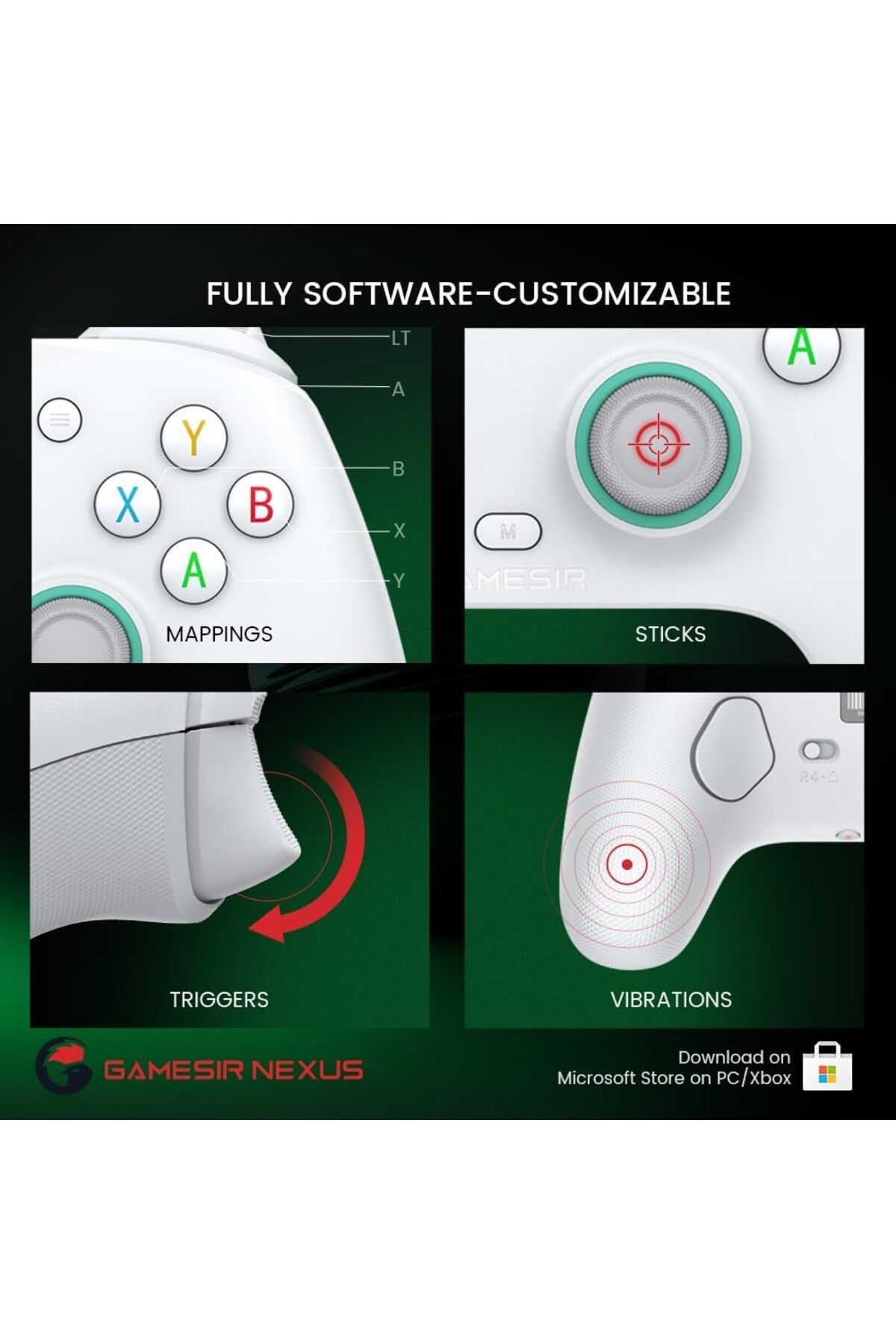 GameSir-G7 SE Wired Controller for Xbox X|S/XOne & Windows 10/11, Plug and Play Gaming Gamepad. 6