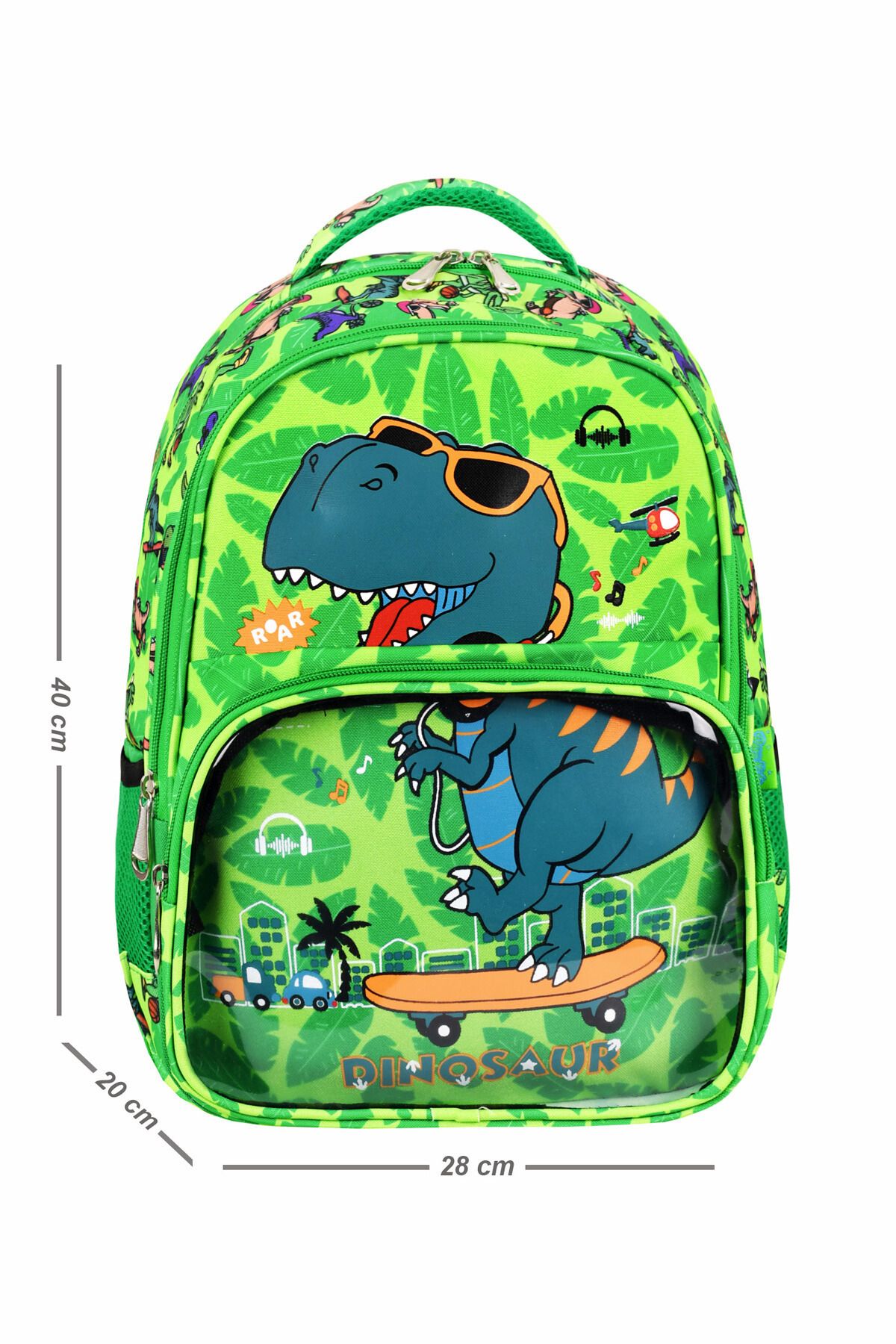 Roxy-Dinosaur Licensed Set of 3 - Primary School Bag, Thermal Lunchbox and Pencil Case 2