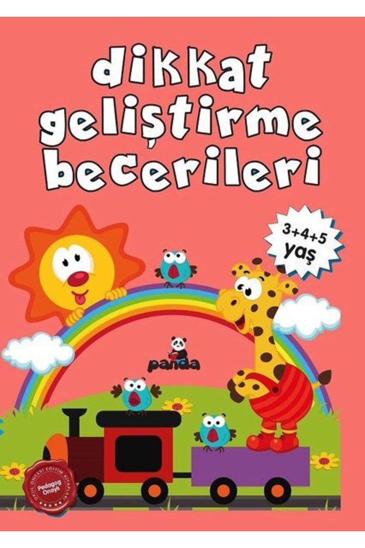 Beyaz Panda Yayınları Dikkat Geliştirme Becerileri 3+4+5 Yaş