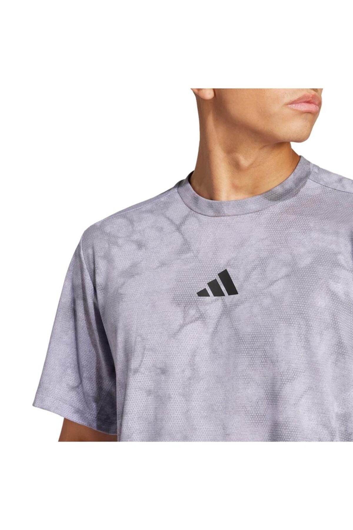 adidas-Πολύχρωμο ανδρικό μπλουζάκι Power Aop Tee Jp3342 Πολύχρωμο ανδρικό μπλουζάκι Power Aop Tee Jp3342 4