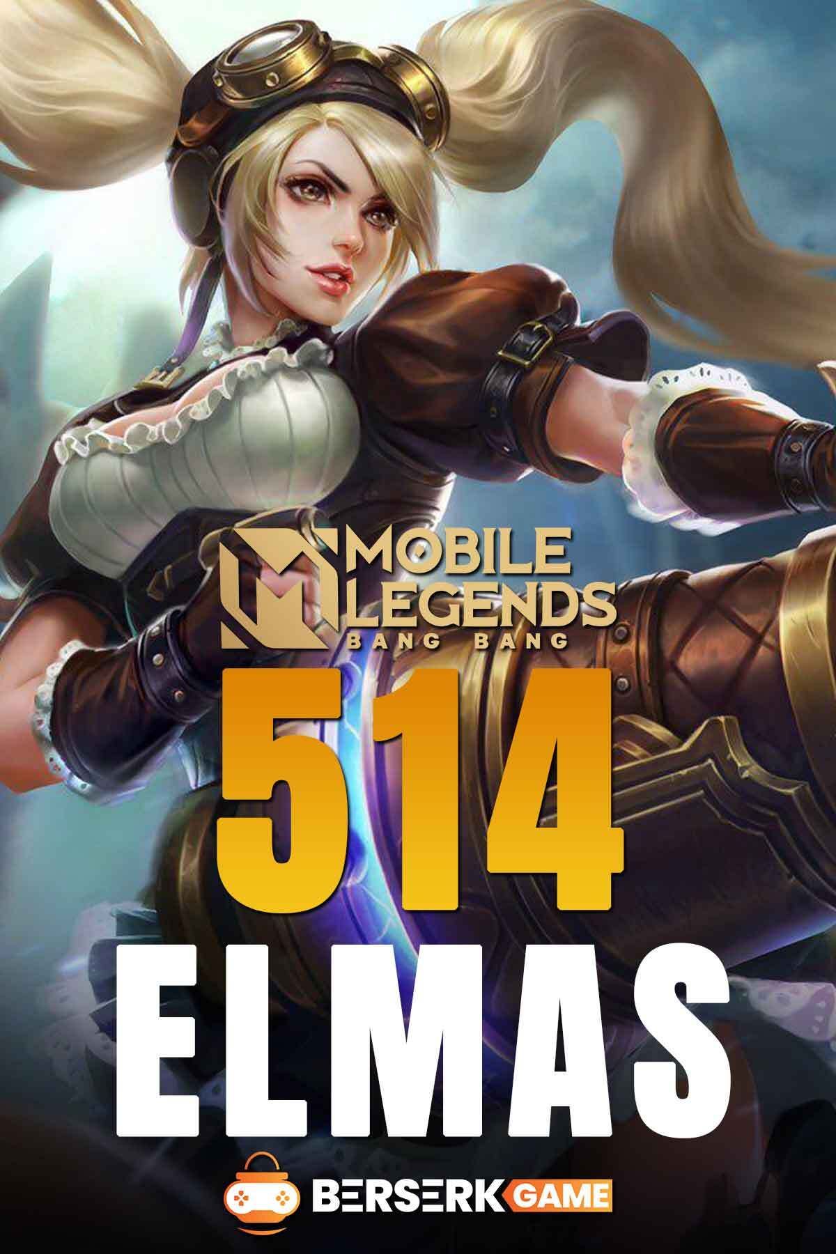 BERSERKGAME Mobile Legends Bang Bang 514 Elmas