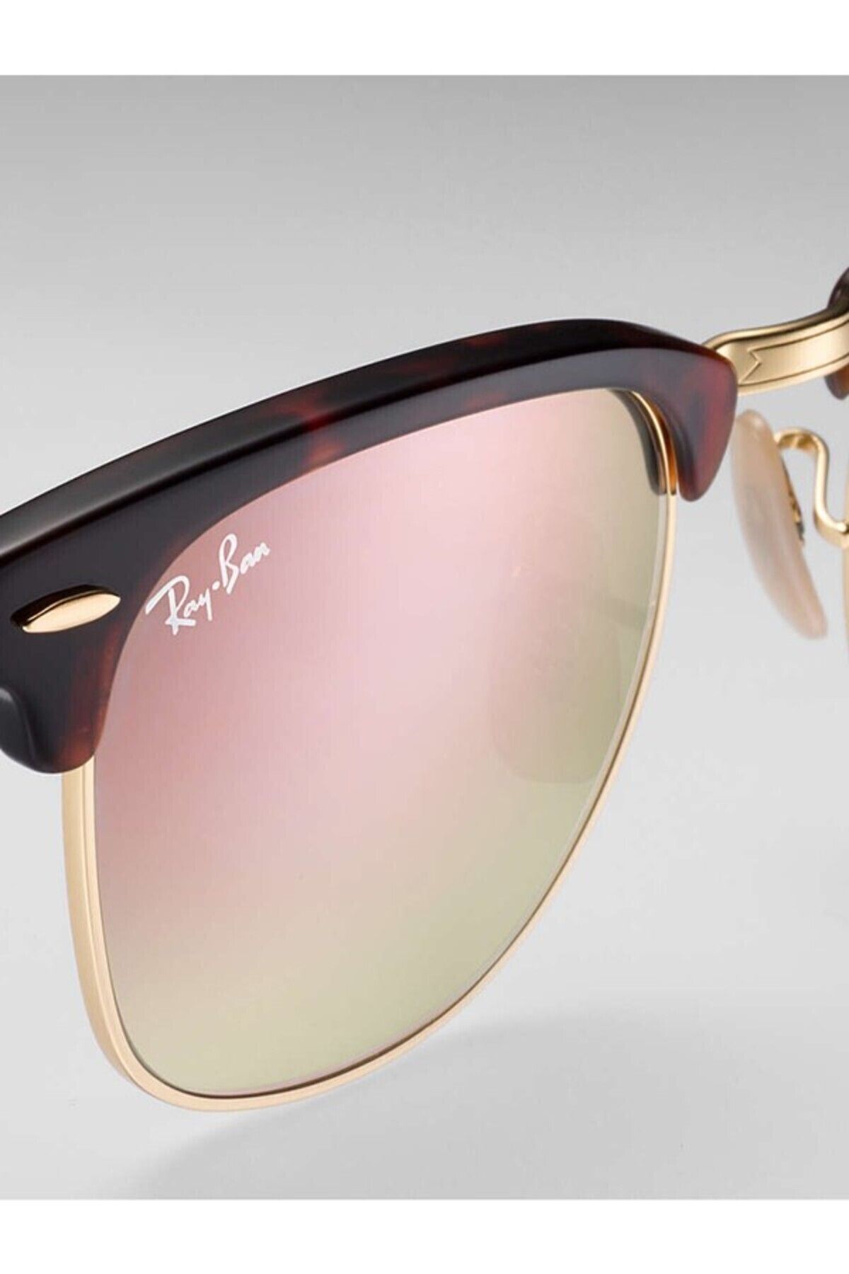 Ray-Ban-نظارة شمسية راي بان كلوب ماستر مربعة للجنسين - Rb 3016 - مقاس العدسة: 49 مم - أحمر هافانا 4