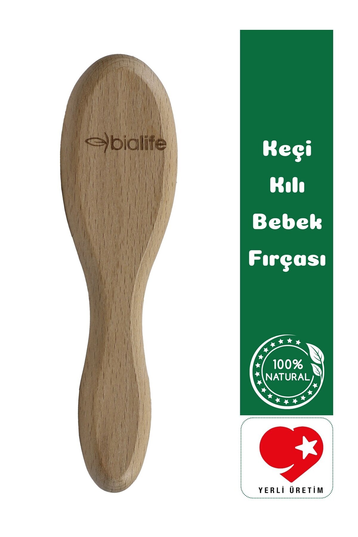 bialife-Natural Goat Hair Soft Baby Hair Brush - Bialife 2