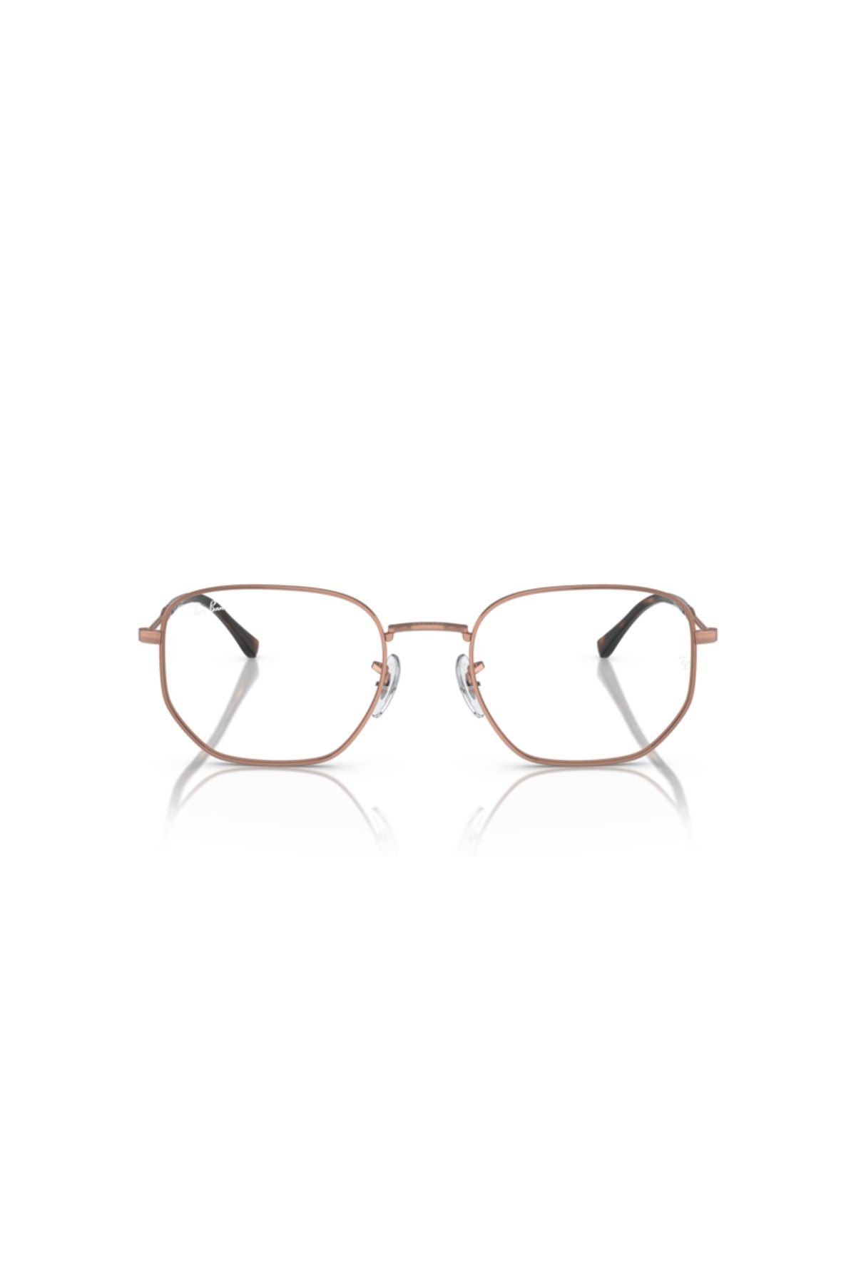 Ray-Ban-Ray Ban Vista Unisex Irregular Eyeglasses- Rb 6496 - Lense Size:51mm - Rose Gold 5