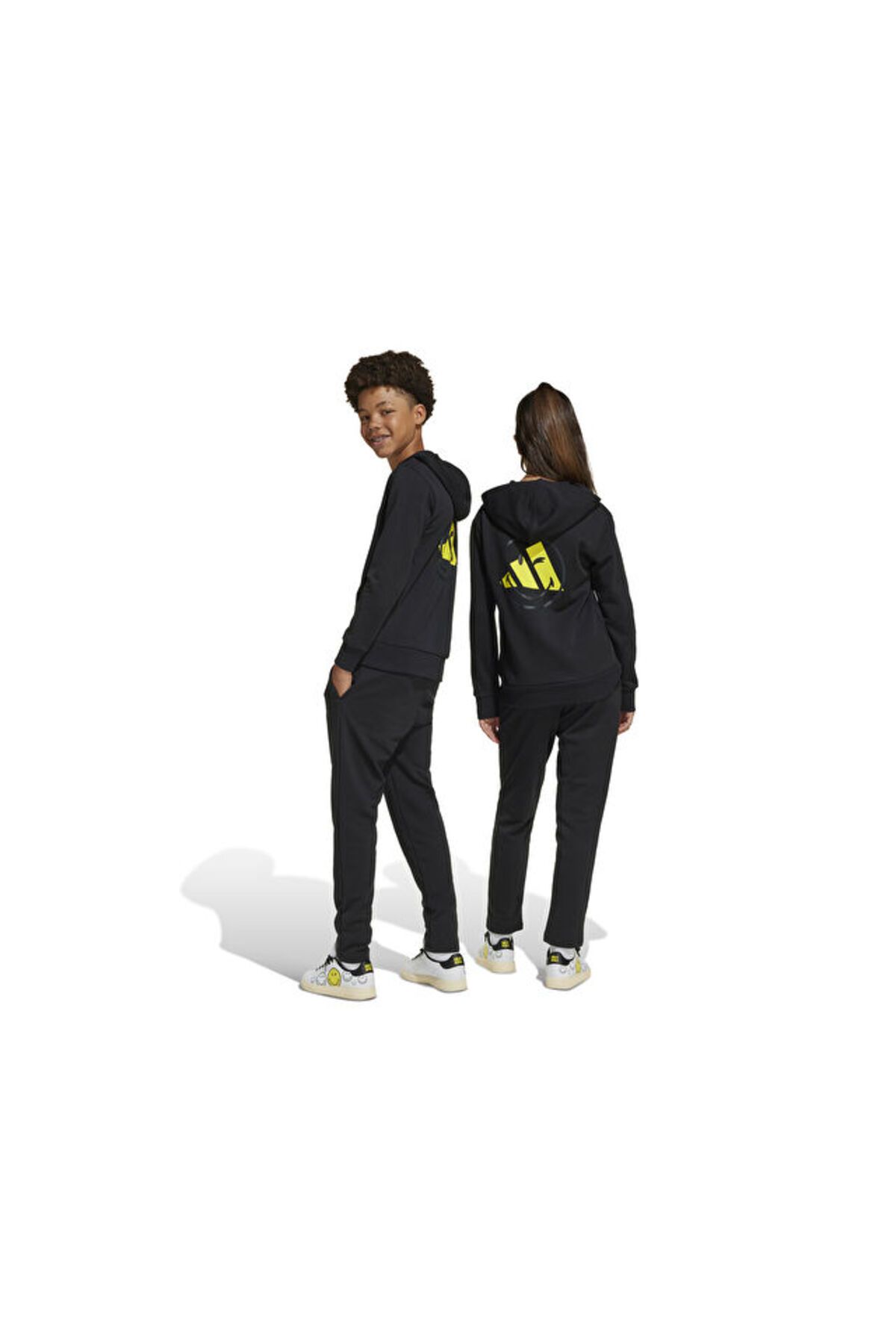 adidas-Ανδρικό casual αθλητικό παντελόνι J Smi Pant JJ3073 Μαύρο 7