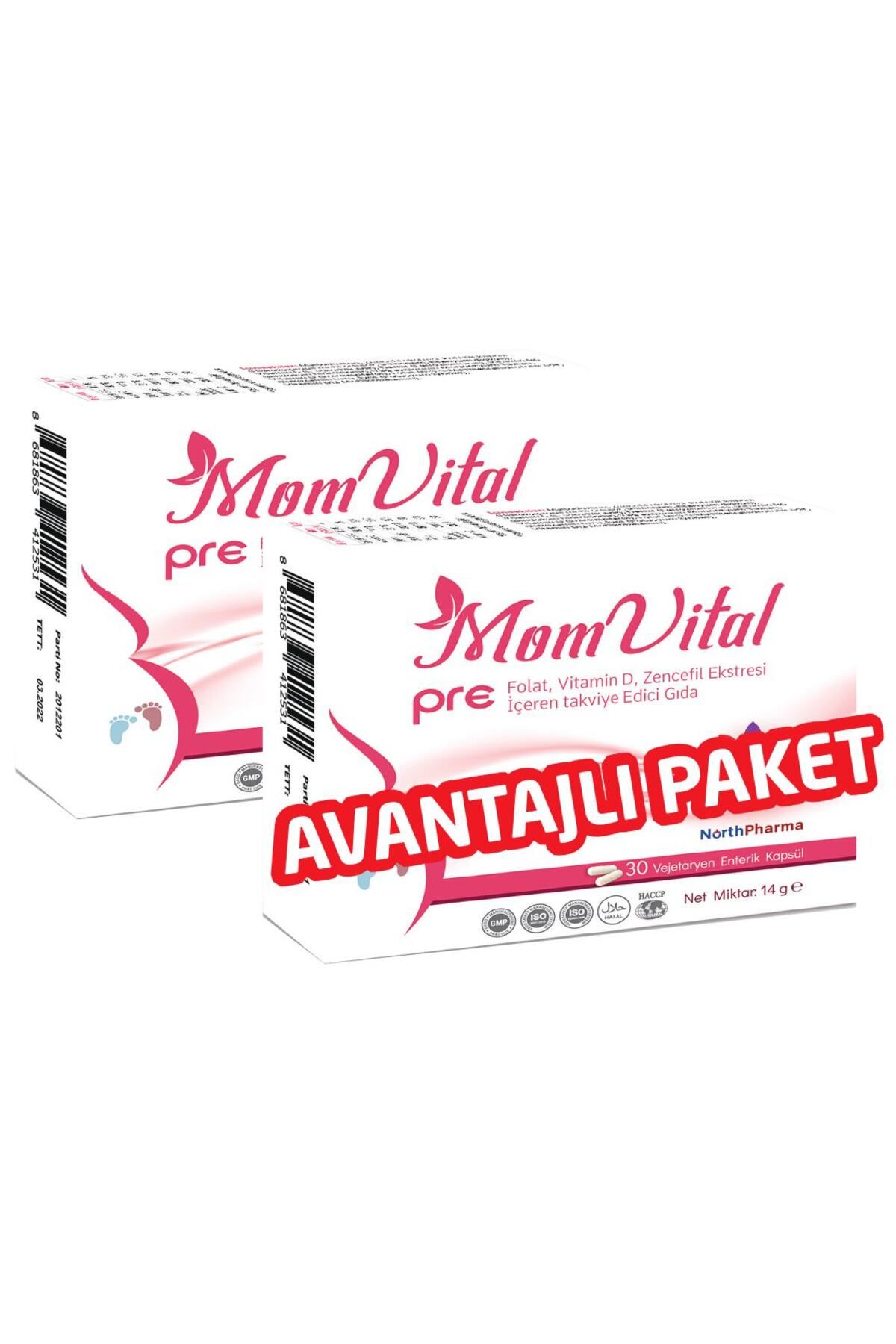 North Pharma MOMİTAL PRE 30 KAPSÜL