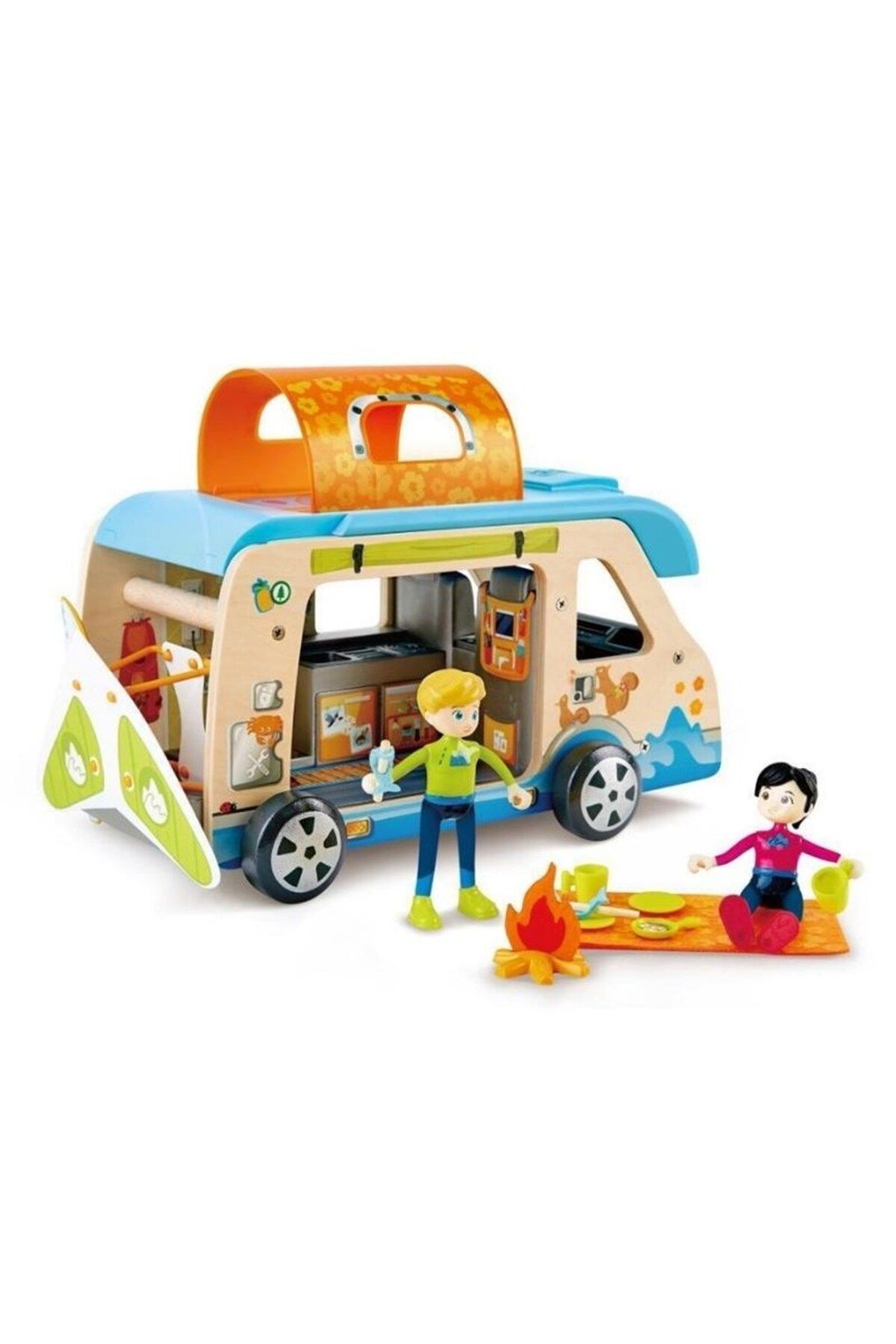 Hape-Adventure Toy Caravan 1