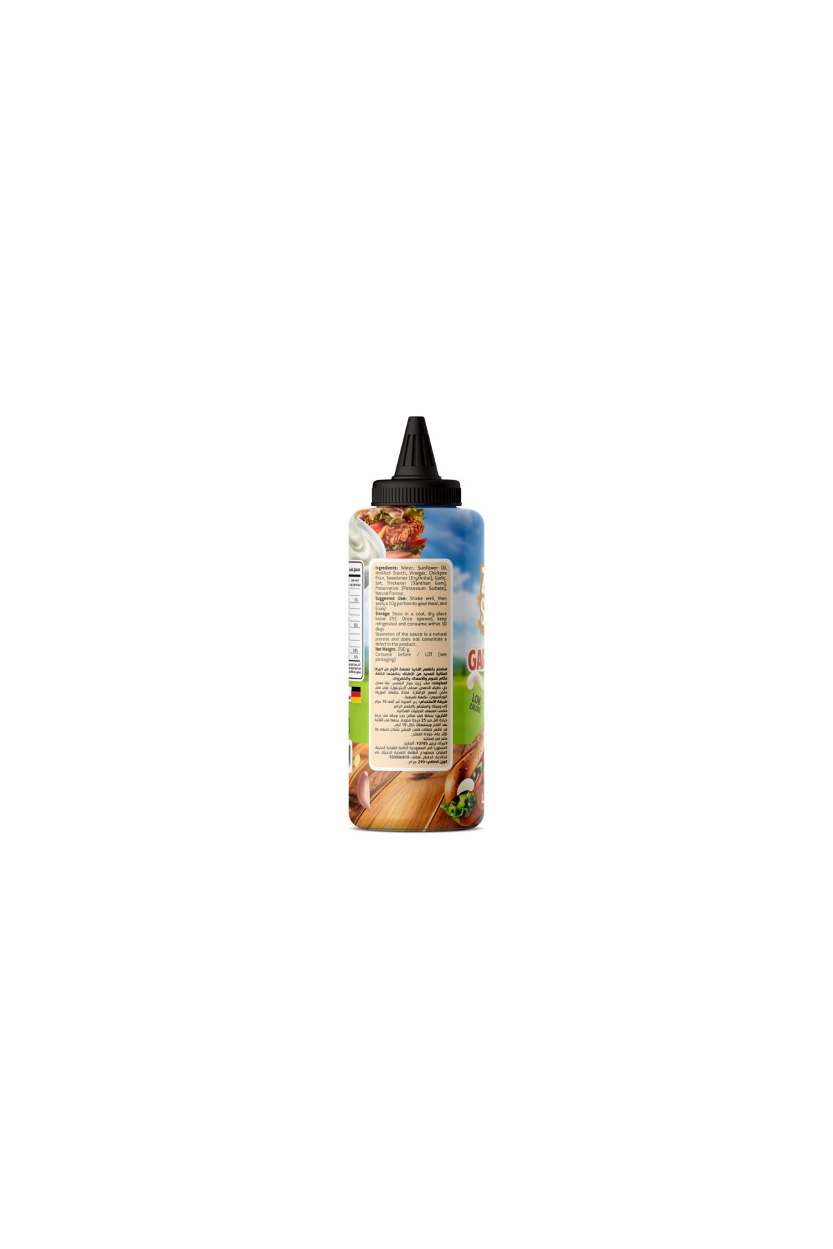 Laperva-Laperva Zero Sugar Garlic Sauce, 290 Gm, Vegan, No Added Gluten, No Added Soy 3