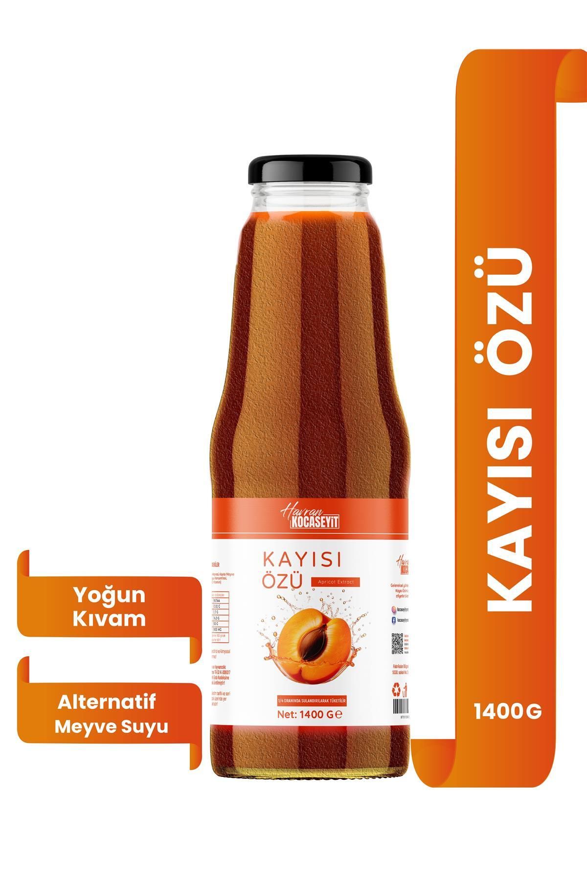 HAVRAN KOCASEYİT Siyah Malatya Kayısı Özü 1400 gr