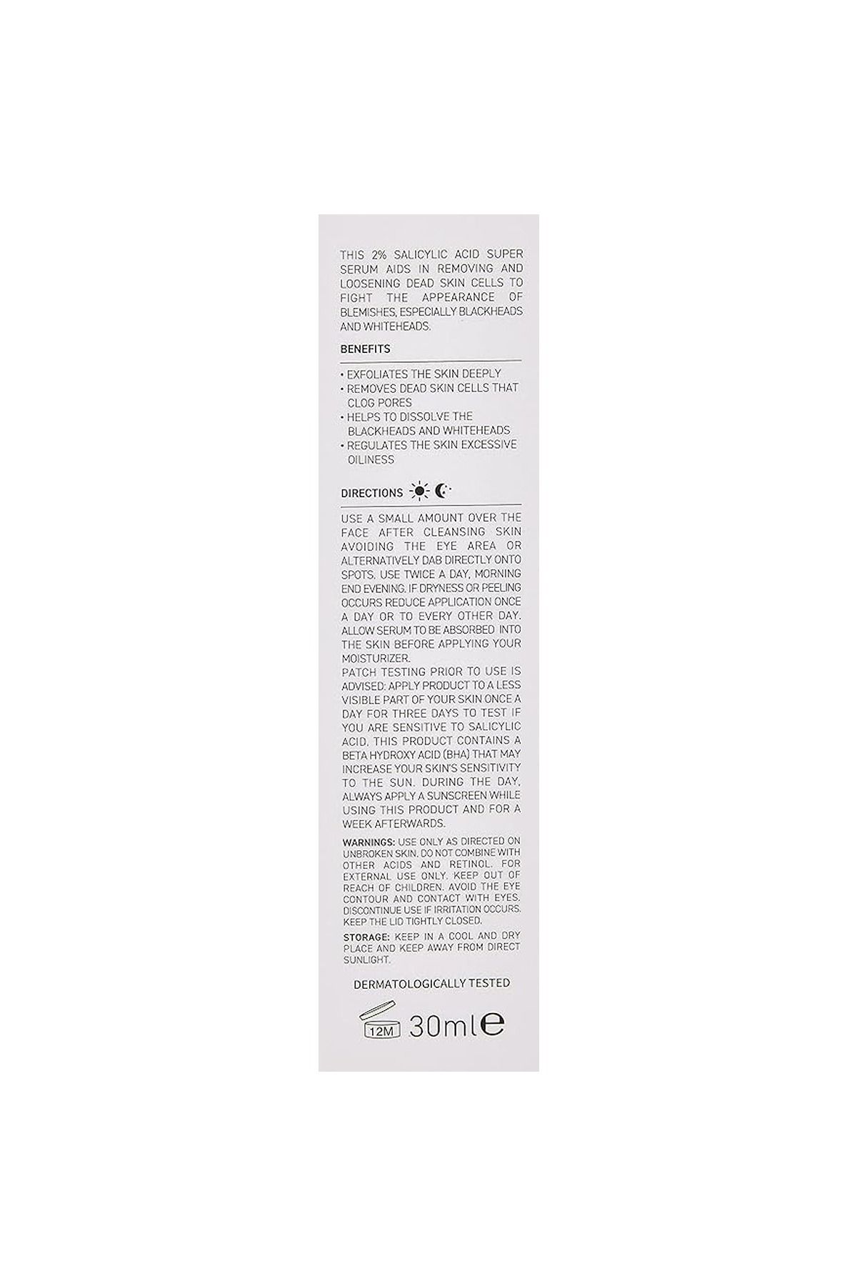 Biobalance-Super Serum Beta Solution Pure Salicylic Acid 2%, 30 ml 4