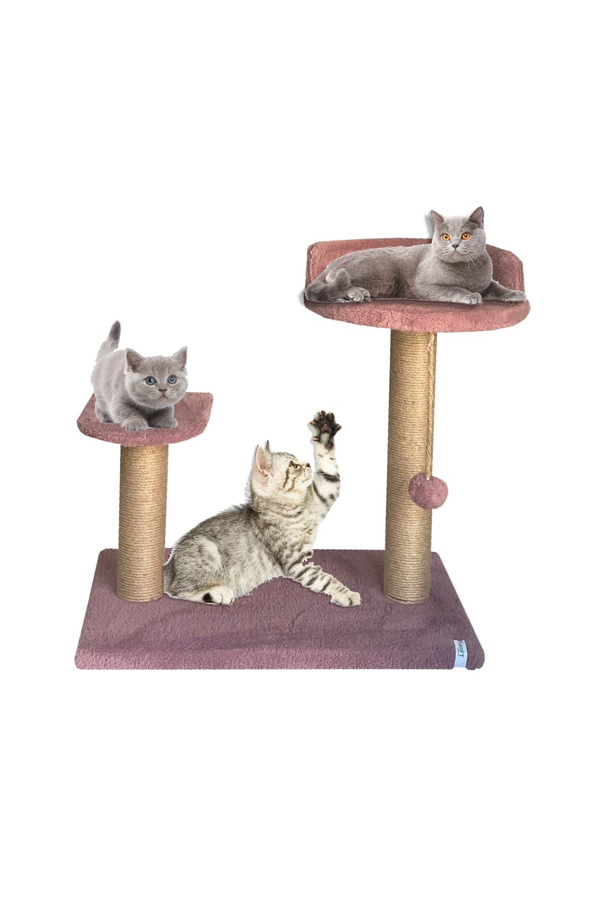 Nursoft-Paw Tree Cat - Scratching and Resting Area 2