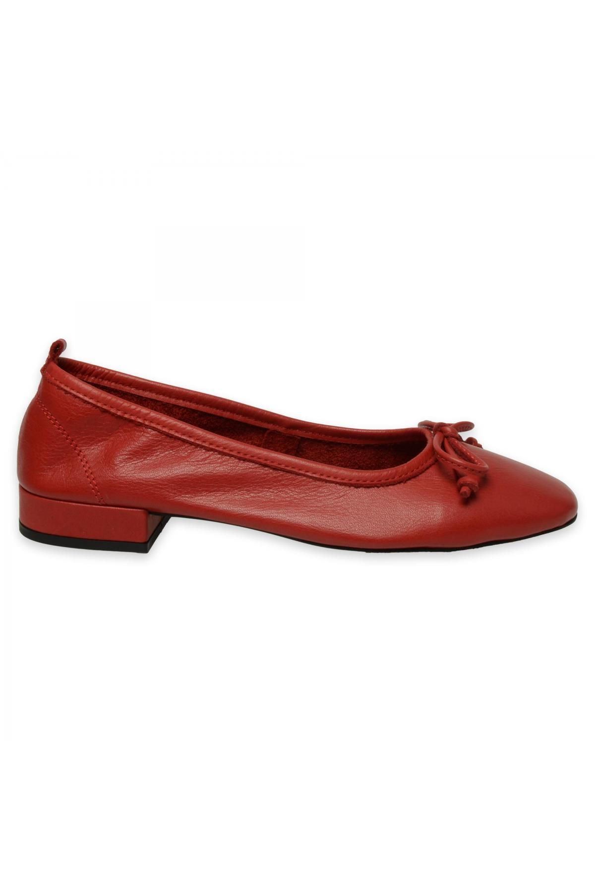 Mammamia-D25Ya-810Z Pantofi plati pentru femei Daily Red 2