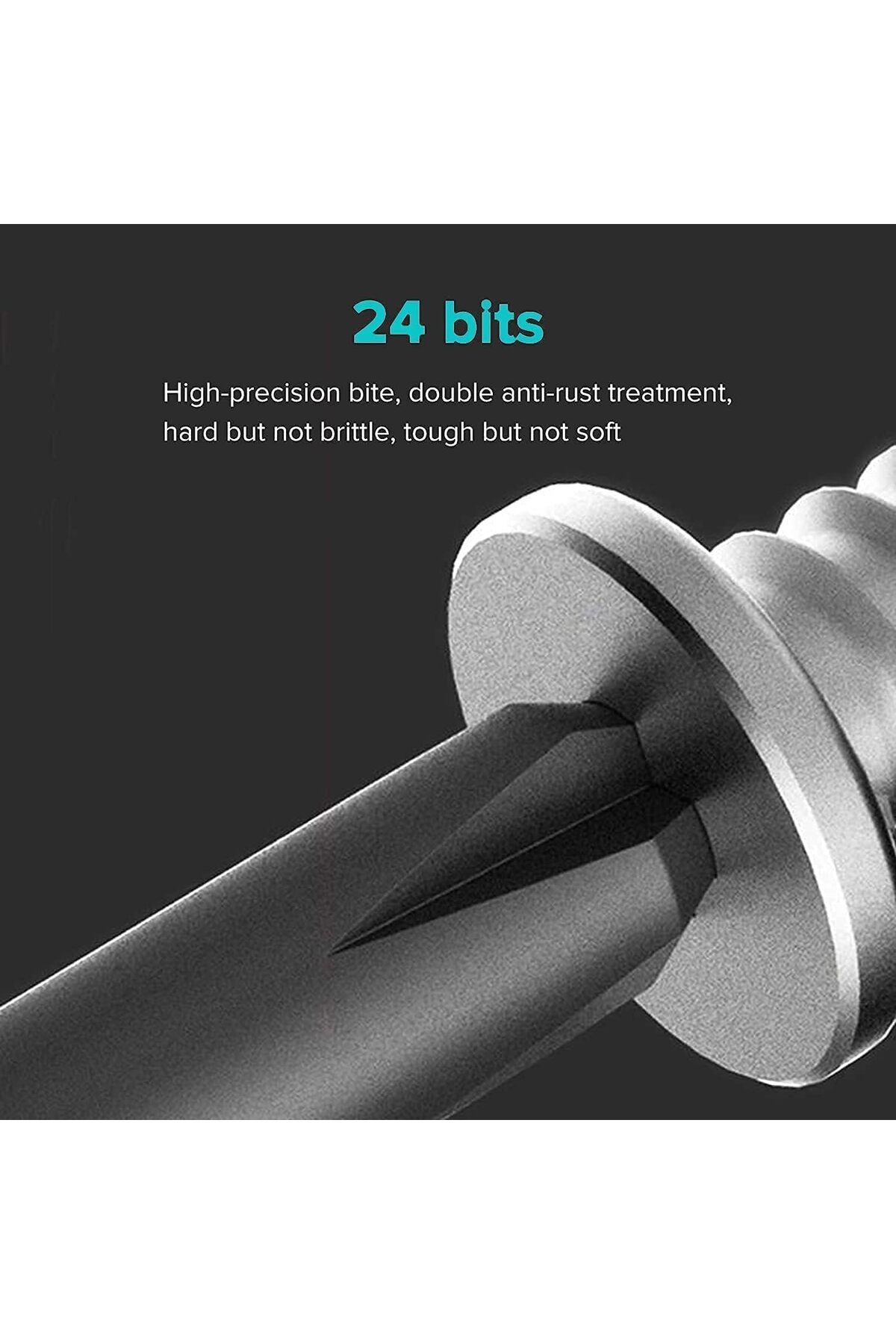 COOYA-Precision Screwdriver Set Wearable Rust Resistant Magnetic Bits with Pop-up Storage Box (24bits) 6
