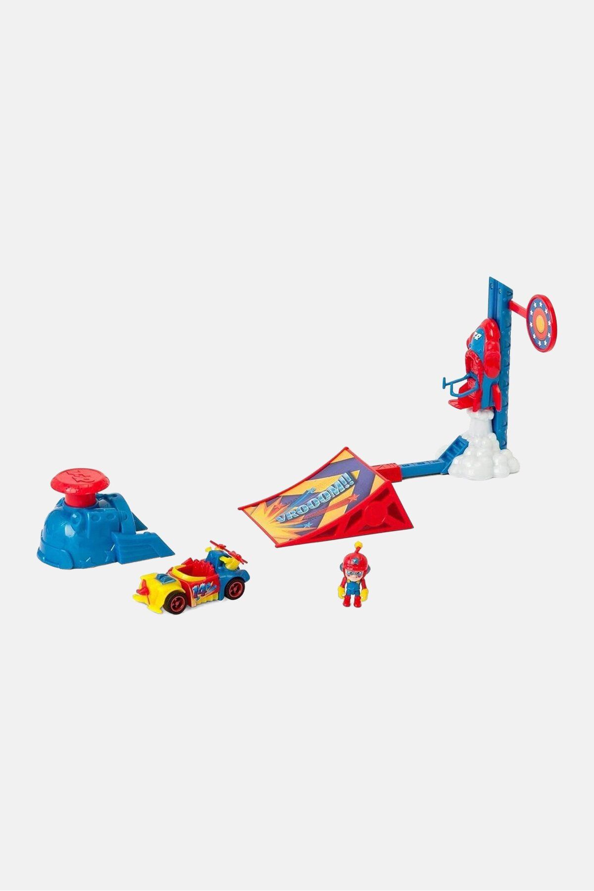 T-Racers-Turbo Tuning Teams Playset, Red Combo 5