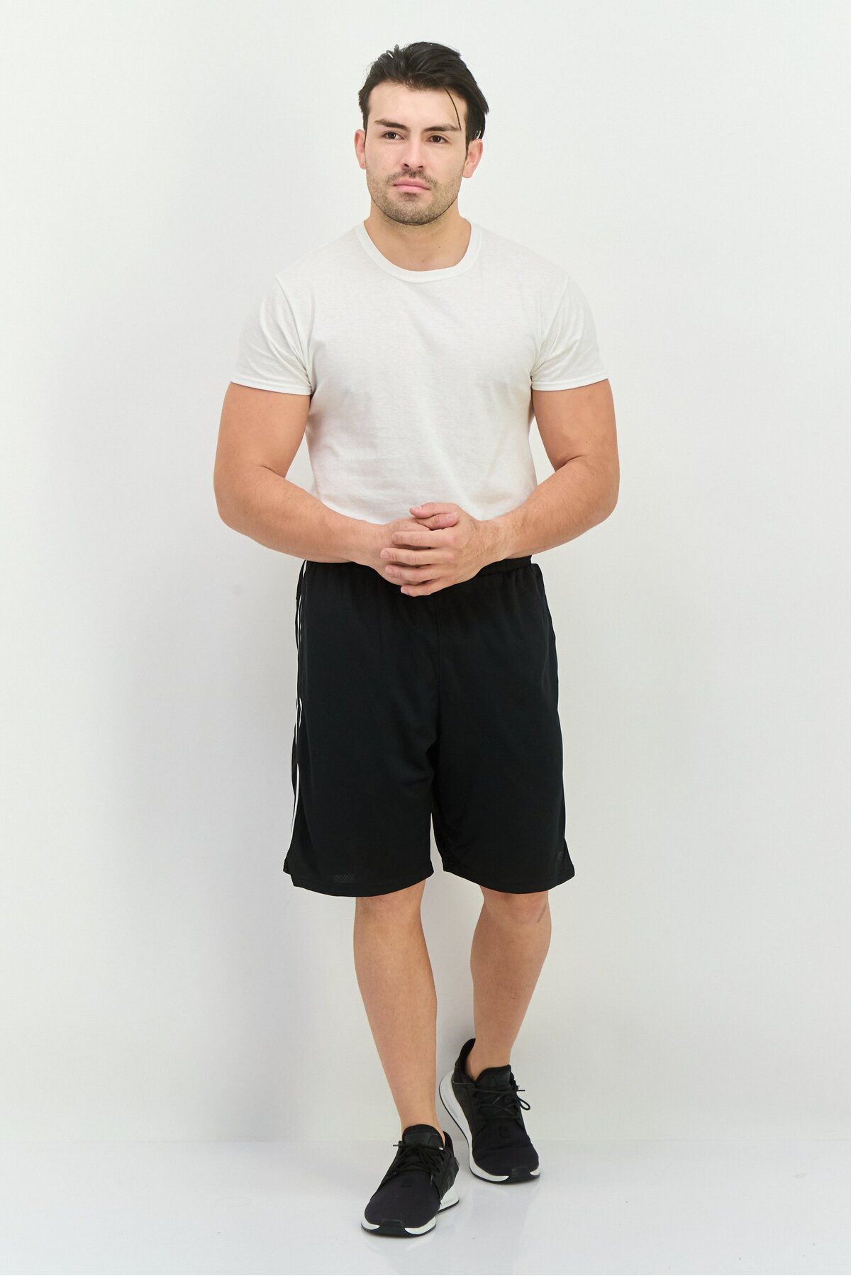 Leg3nd-Men Sportswear Fit 8,5 Inseam Basket Ball Shorts, Black 4