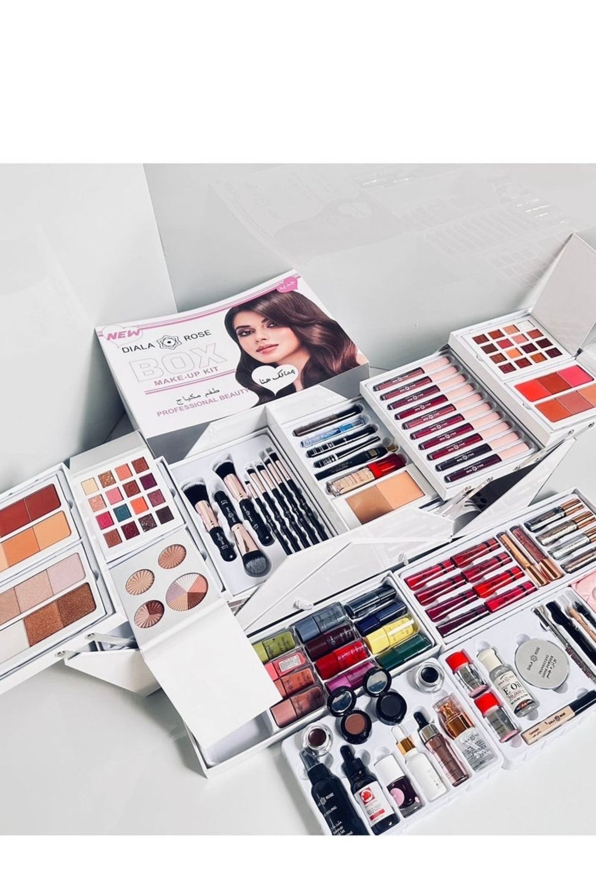 DIALA ROSE-Multi-color makeup box with 79 products, all cosmetics in one box 6