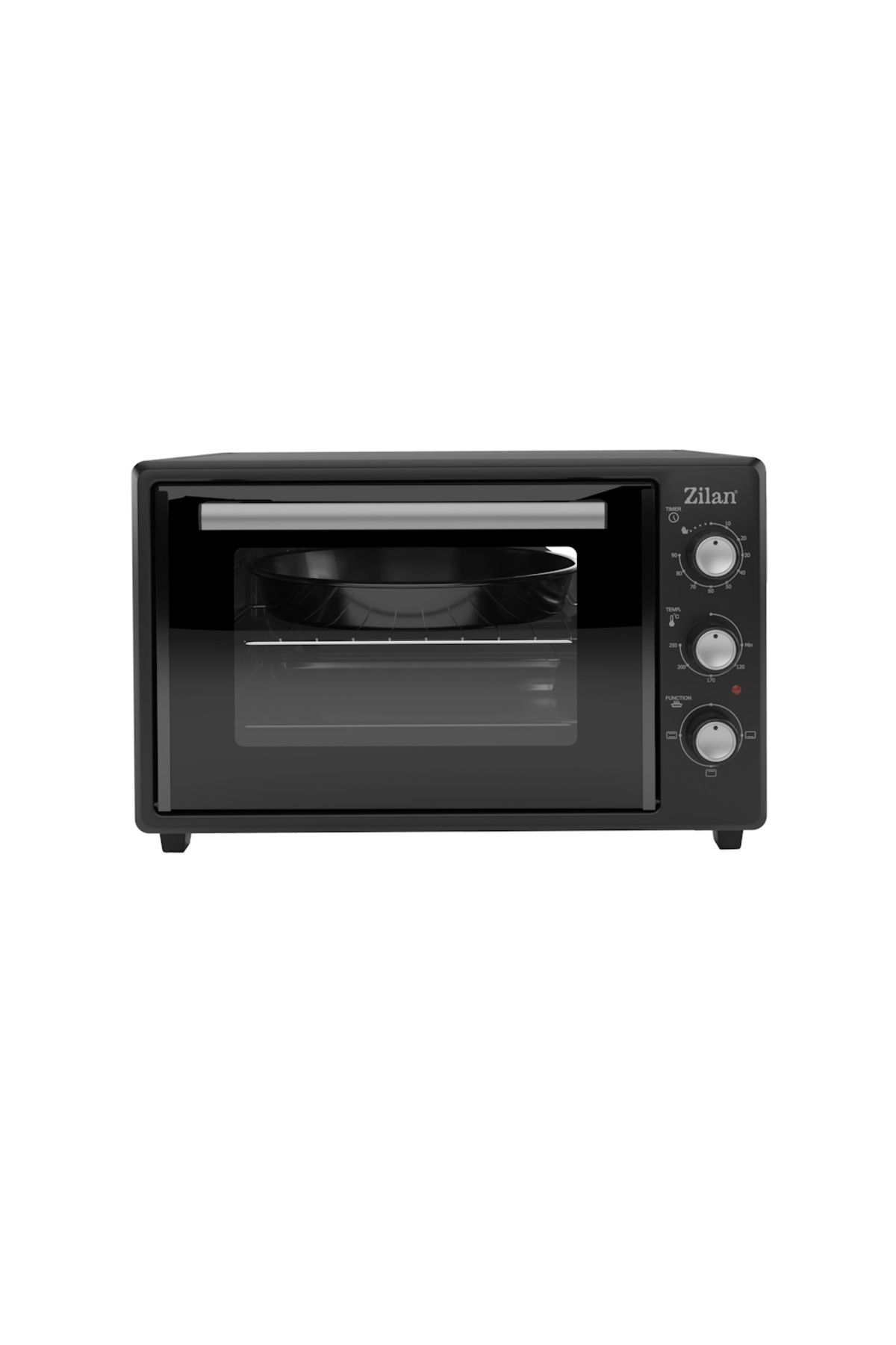 Zilan-Zilan ZLN8894 Electric Oven Black, 35 liter capacity, double glass, power 1800 W 3