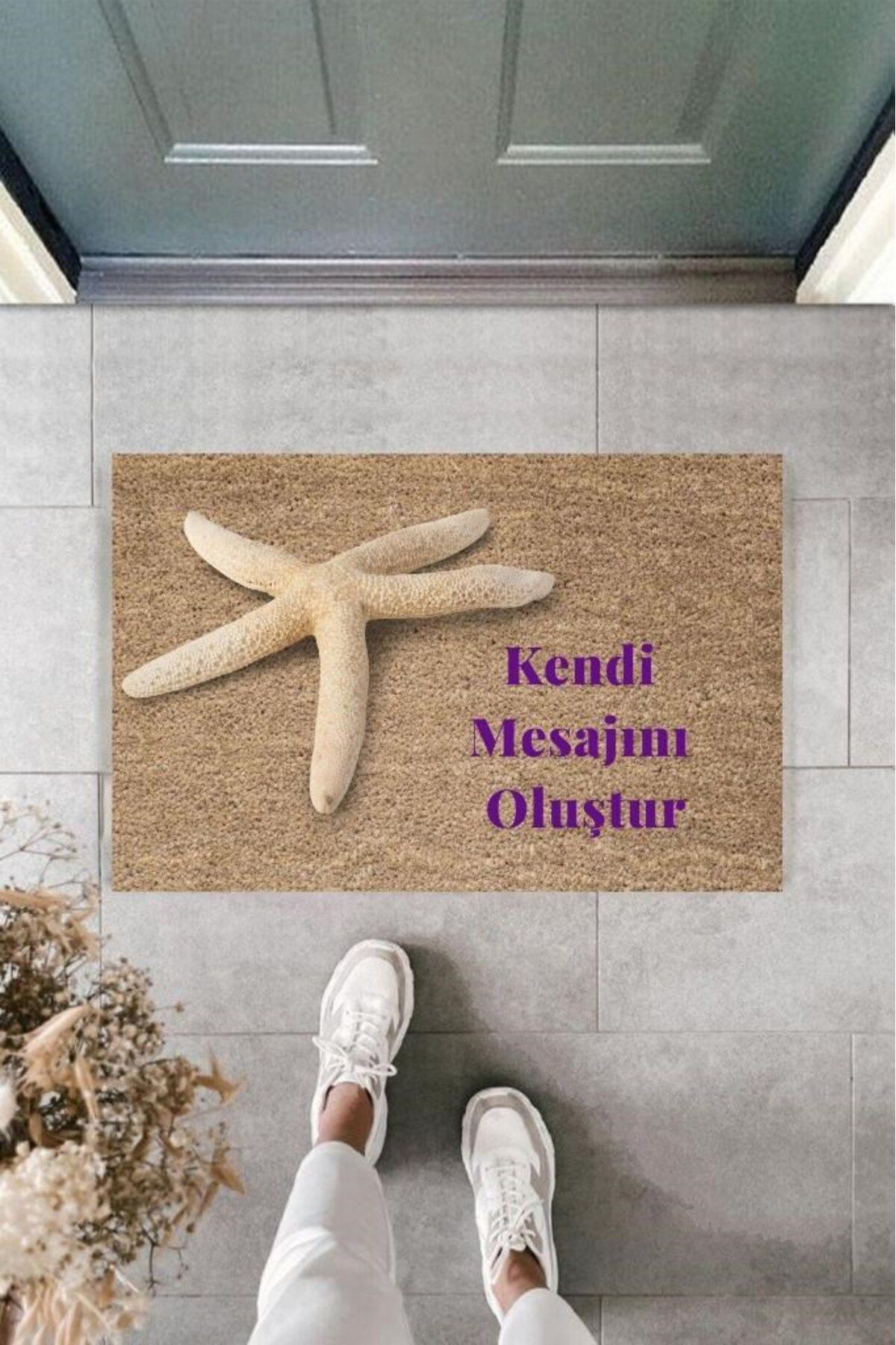 Tahtakale Toptancısı Dijital Baskı Kişiye Özel İç Kapı Dekorasyon Paspas PS11224