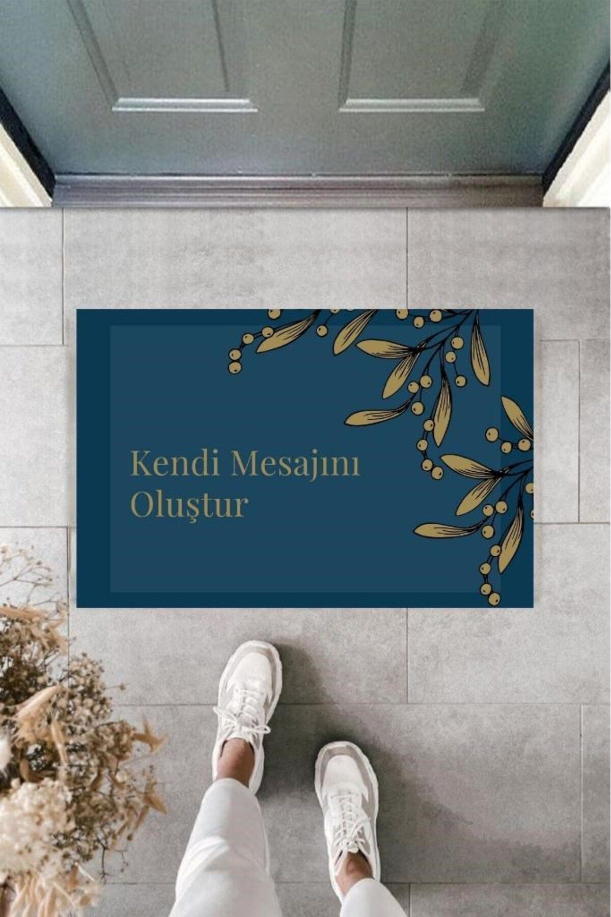 Tahtakale Toptancısı Dijital Baskı Kişiye Özel İç Kapı Dekorasyon Paspas PS11208