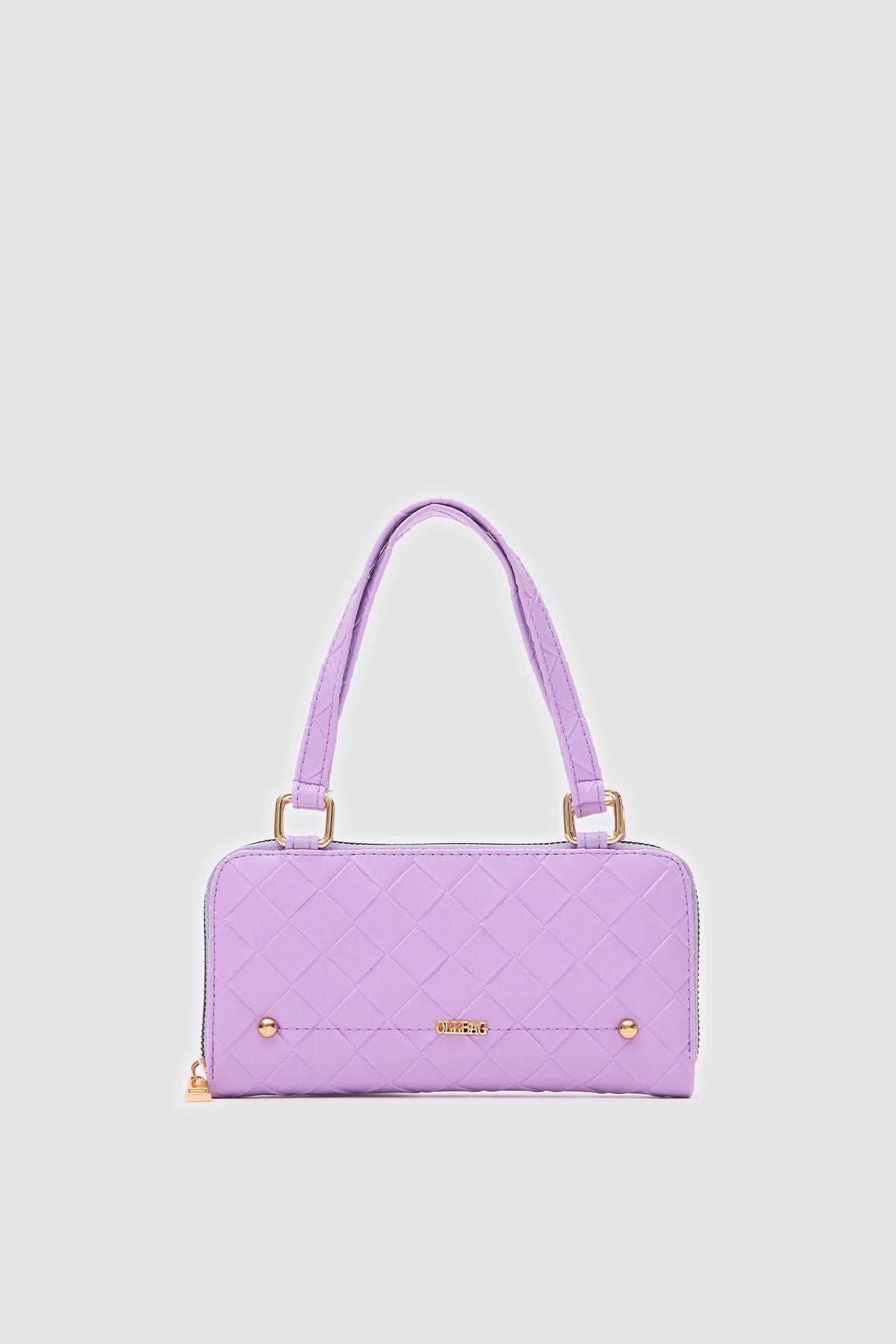 OLLBAG Klosa Lila Renk Çapraz Çanta Cüzdan