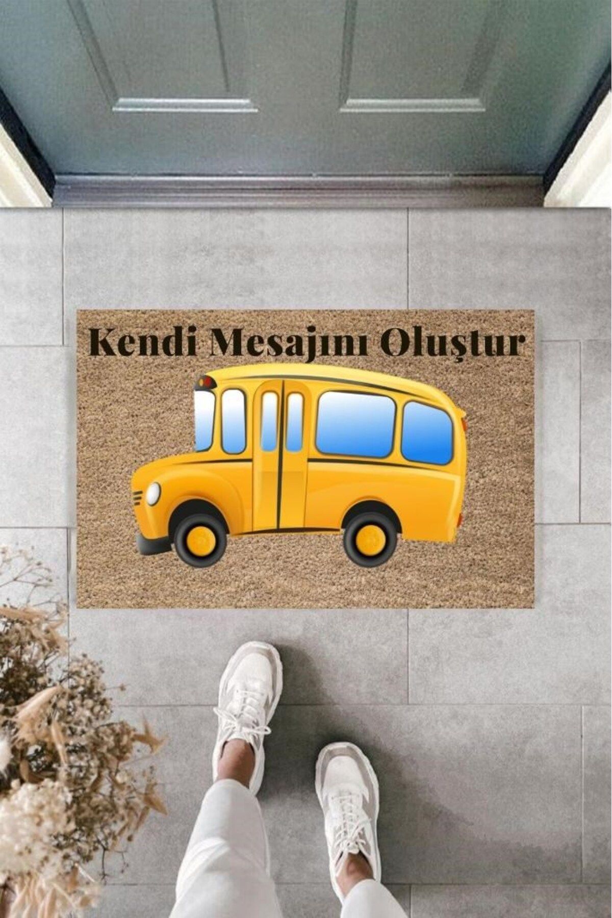 Tahtakale Toptancısı Dijital Baskı Kişiye Özel İç Kapı Dekorasyon Paspas PS11218