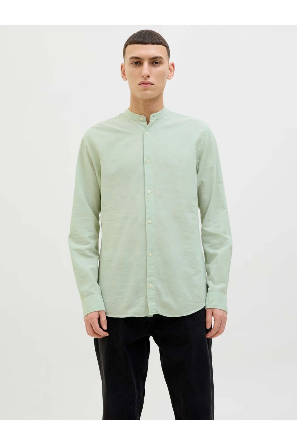 پیراهن مردانه راسته آستین بلند | جک اند جونز Jack & Jones 12268966 - تصویر 4