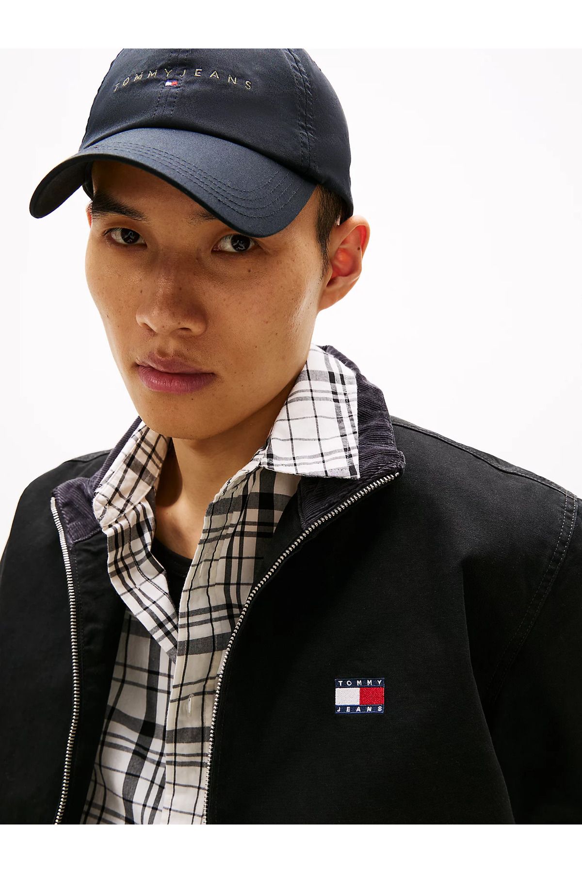 Tommy Hilfiger-Men's Stand Collar Elastic Waist Long Sleeve Black Jacket Dm0Dm20896-Bds 4
