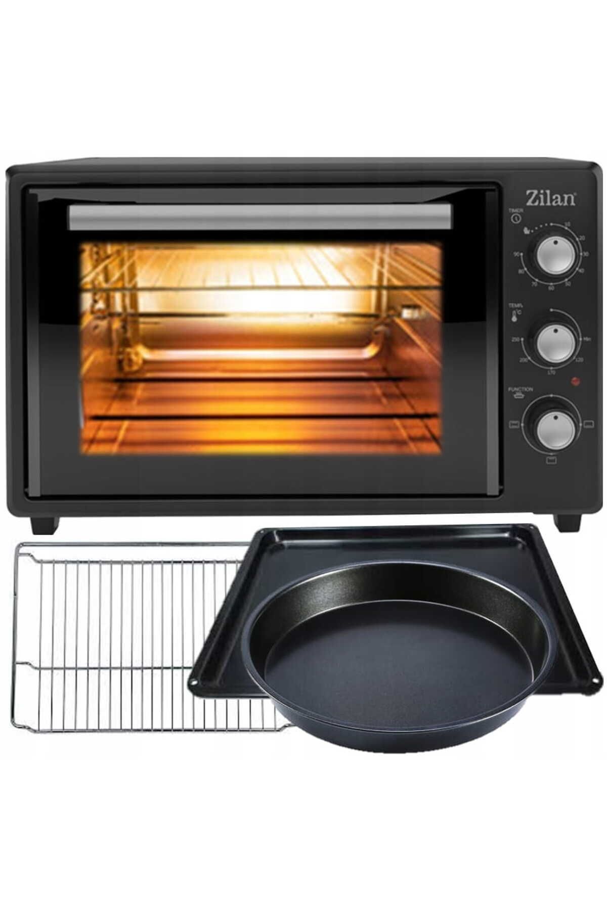 Zilan-Zilan ZLN8894 Electric Oven Black, 35 liter capacity, double glass, power 1800 W 4