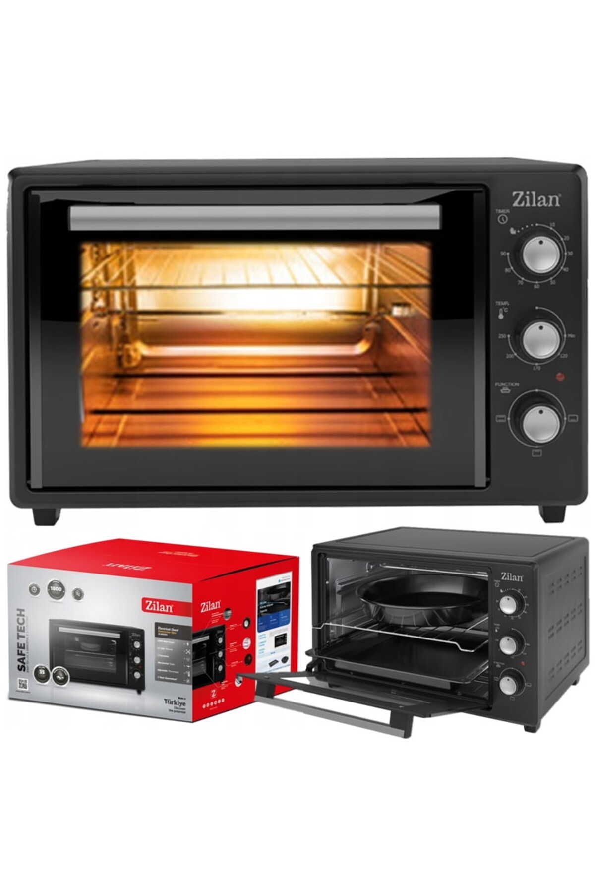 Zilan-Zilan ZLN8894 Electric Oven Black, 35 liter capacity, double glass, power 1800 W 7