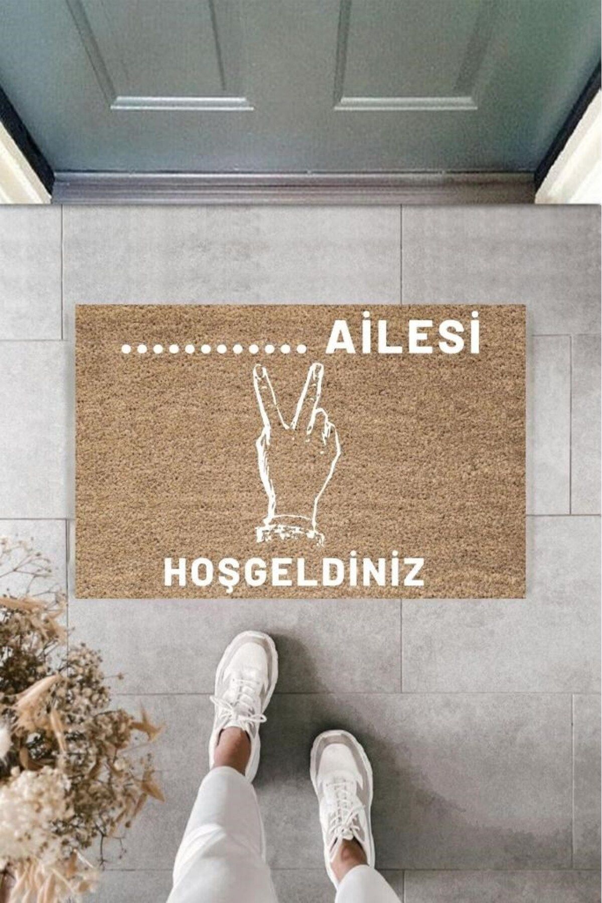 Tahtakale Toptancısı Dijital Baskı Kişiye Özel İç Kapı Dekorasyon Paspas PS11278