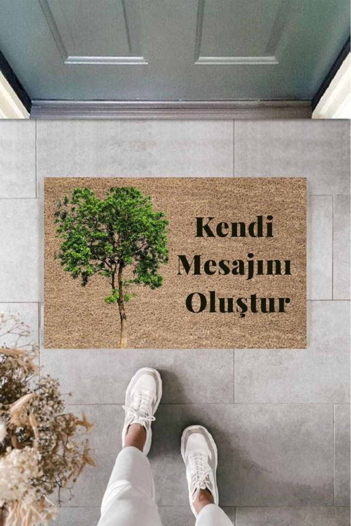 Tahtakale Toptancısı Dijital Baskı Kişiye Özel İç Kapı Dekorasyon Paspas PS11223