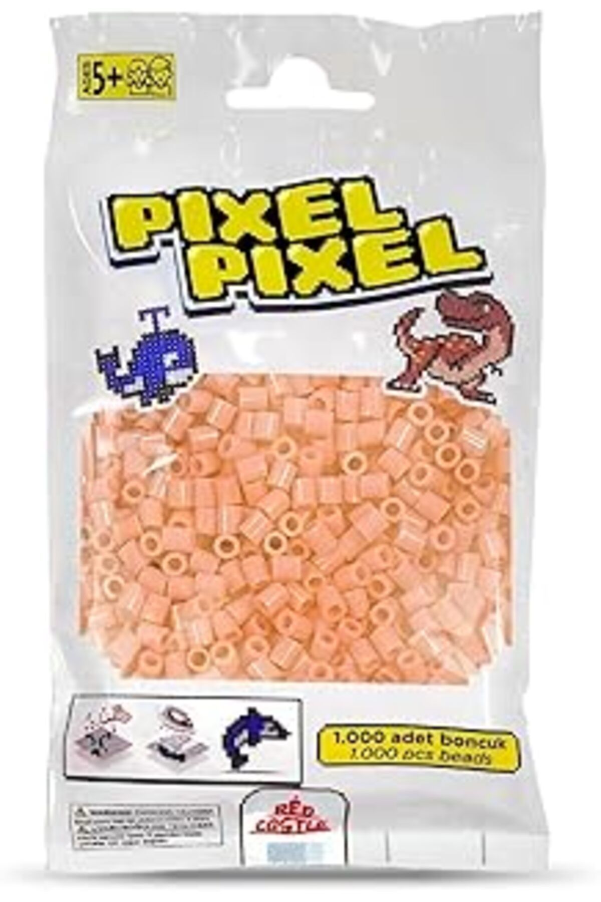 Mu Art Red Castle 1000'Lik Midi Boncuk Bej-Beıge Actıvıty Beads (1000 Pcs)