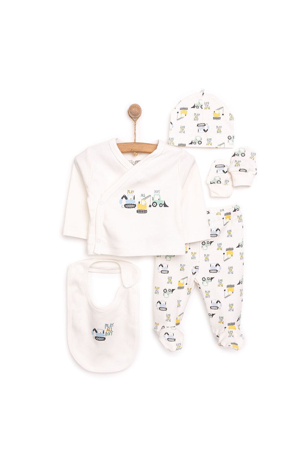 HelloBaby مرد آویز 5 تکه بیمارستان آزاد نوزاد پسر ebebek Hello Baby