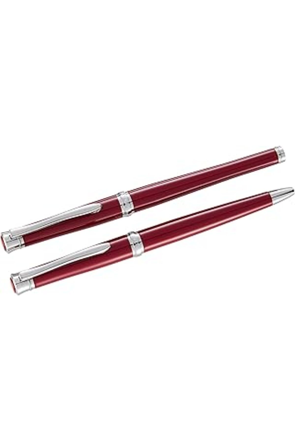 Mu Art Steelpen Lemans Serisi 812 Bordo Dolma Kalem +Tükenmez Kalem
