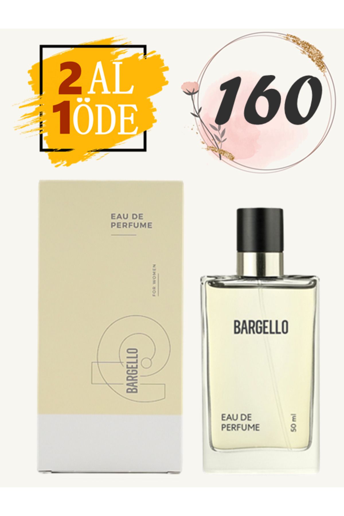 عطر زنانه 160 FRESH 50 ML EDP 8691841304650 Bargello
