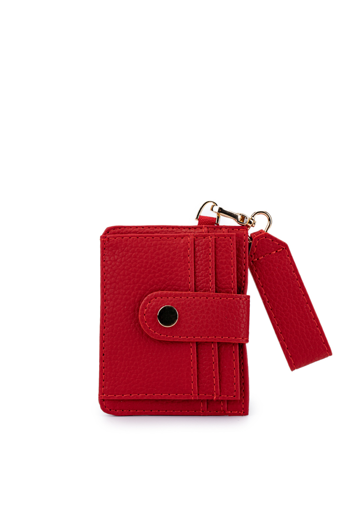 Kukura-Women's Card Holder Red Faux Leather Shoes Mn100 2