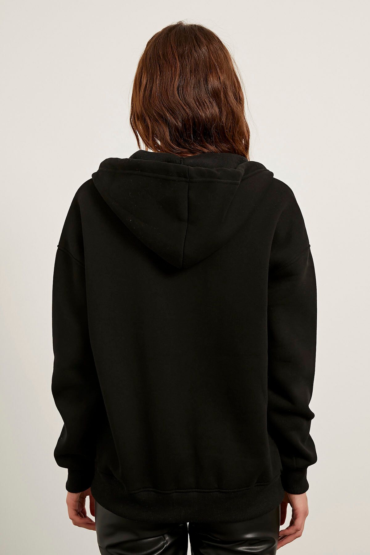 Arma Life-Oversize Triplet - Raised Kangaroo Pocket - Violence Printed Black Sweat 5