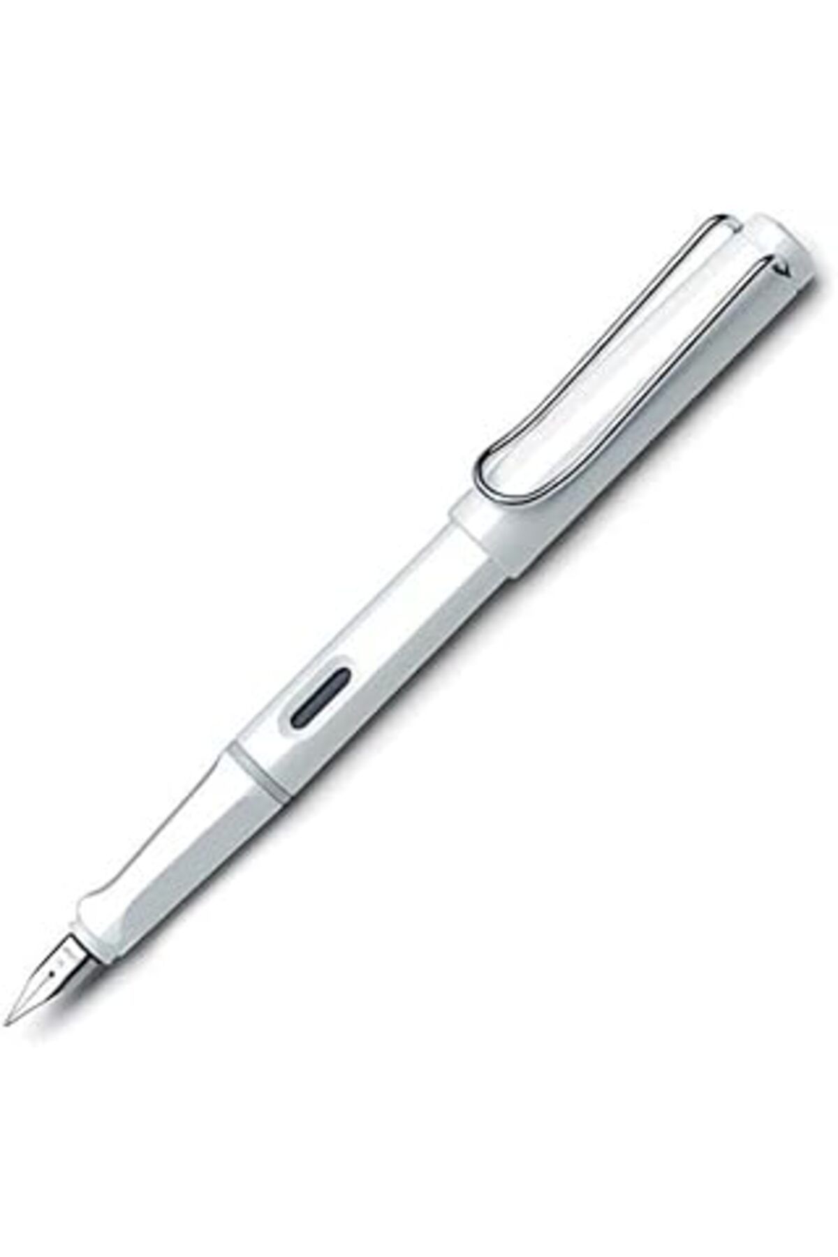 Mu Art Ahşap Lamy 19B-Ef Safarı Dolma Kalem Metal Klıps Ef Uc Beyaz