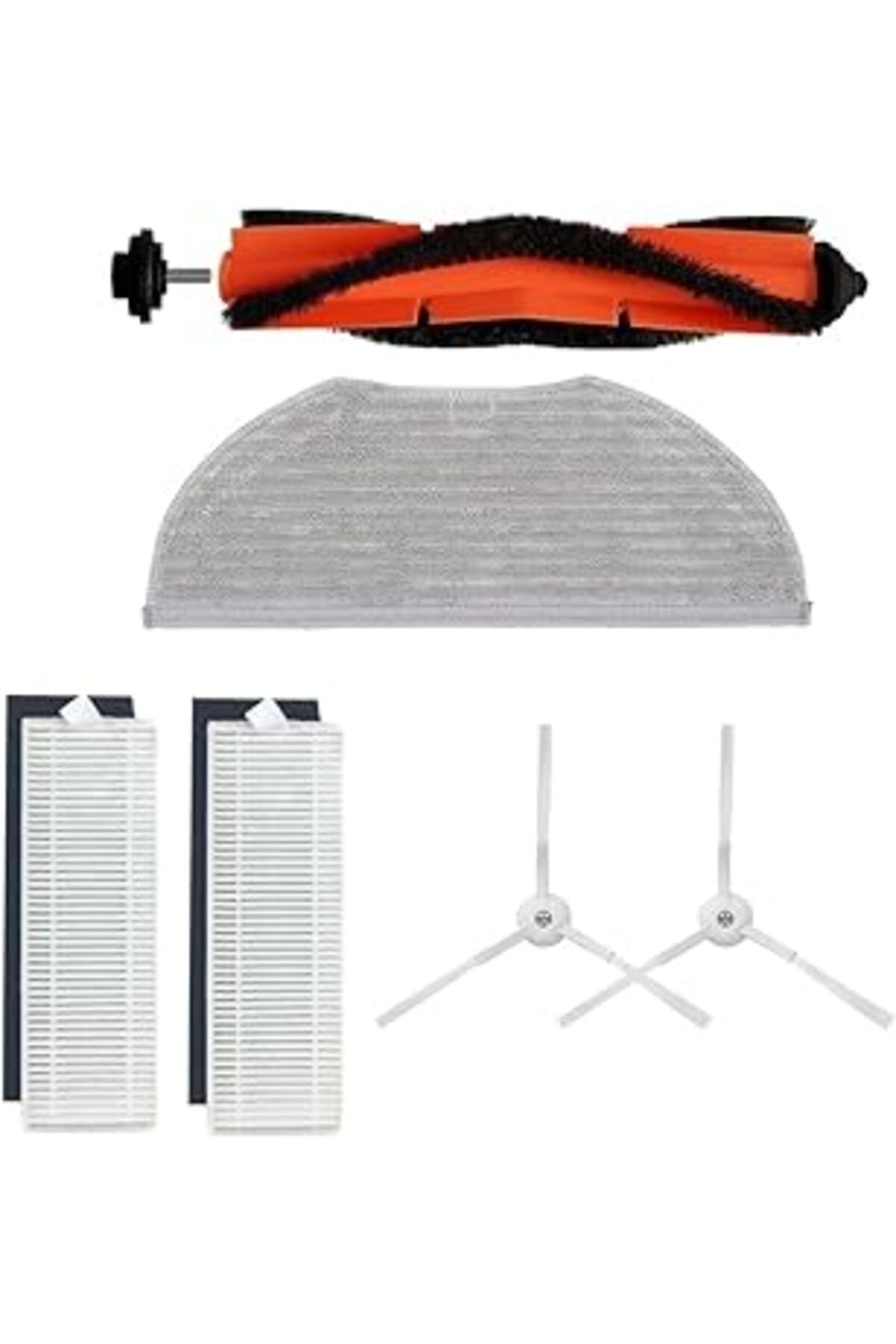 Mu Art Ahşap Popüler Vacuum Mop 2In1 Essential (Mjstg1) Uyumlu 6'Li Yedek Parça Seti