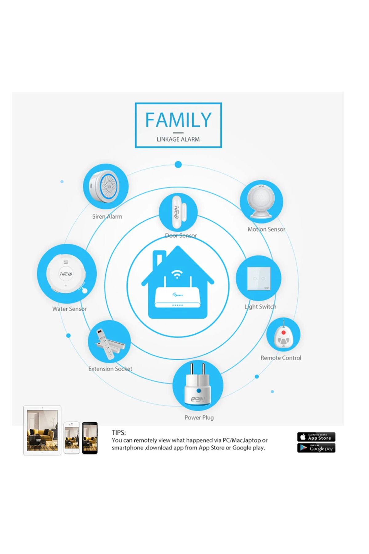 Choice-Neo Z-wave Plus Wireless Home Automation Battery-powered Also Can Be Charged With Usb Siren Alarm... 4