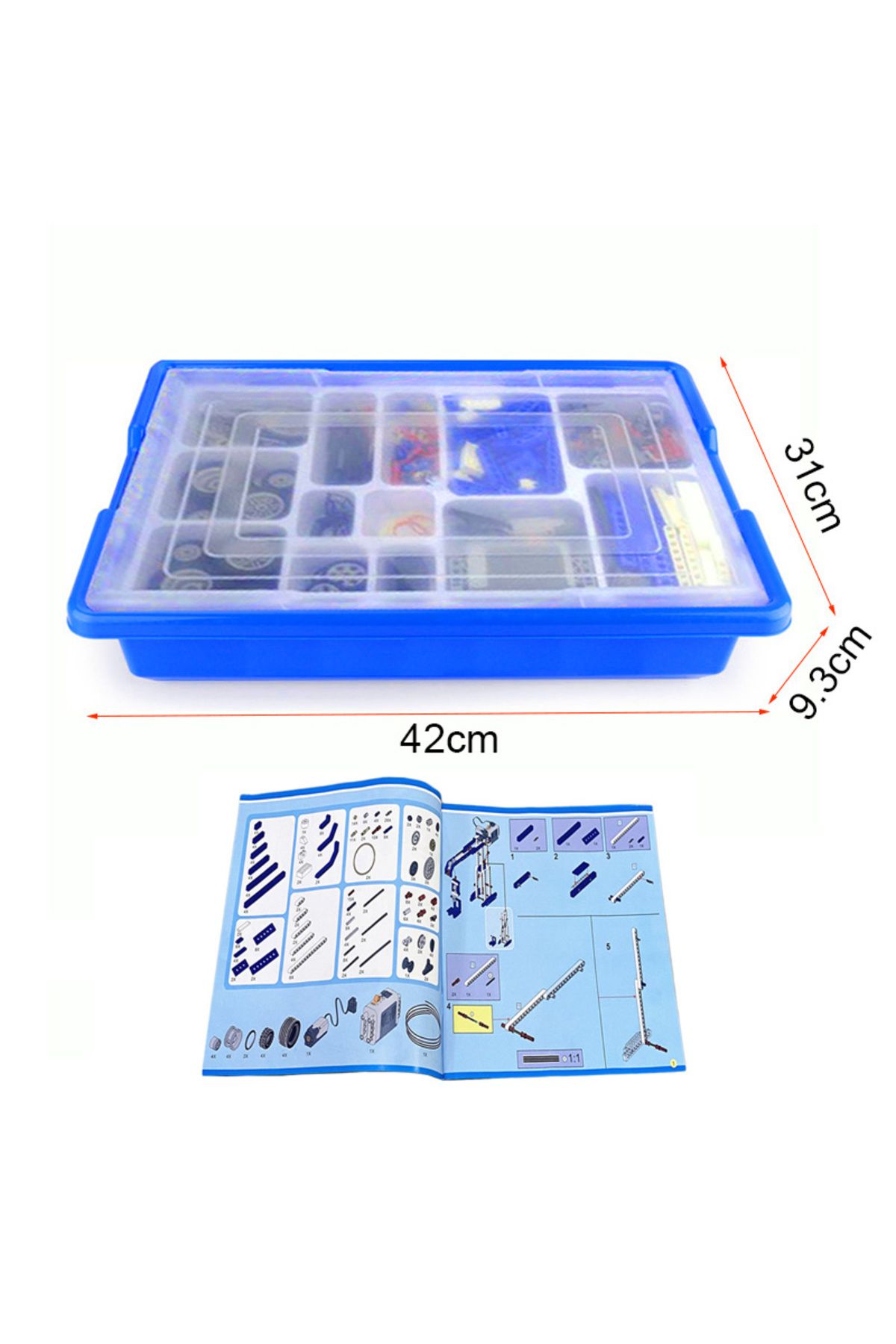 Choice-9686 with Book Educational and Dacta Building Blocks Kit 9686 Simple and Motorized Mechanisms Base S 1
