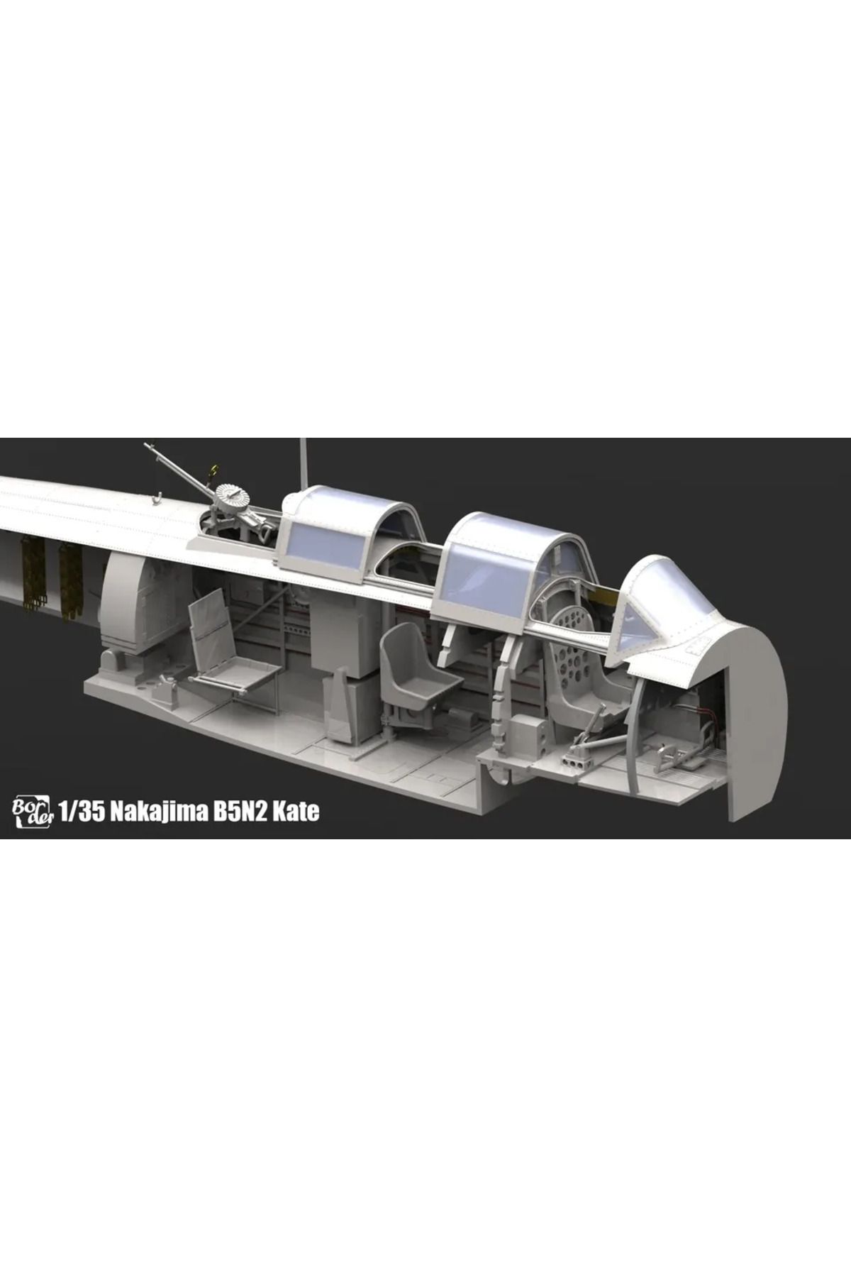 Choice-Border model 1/35 BF005 B5N2 97 carrier based aircraft with fully internal structure and foldable... 4