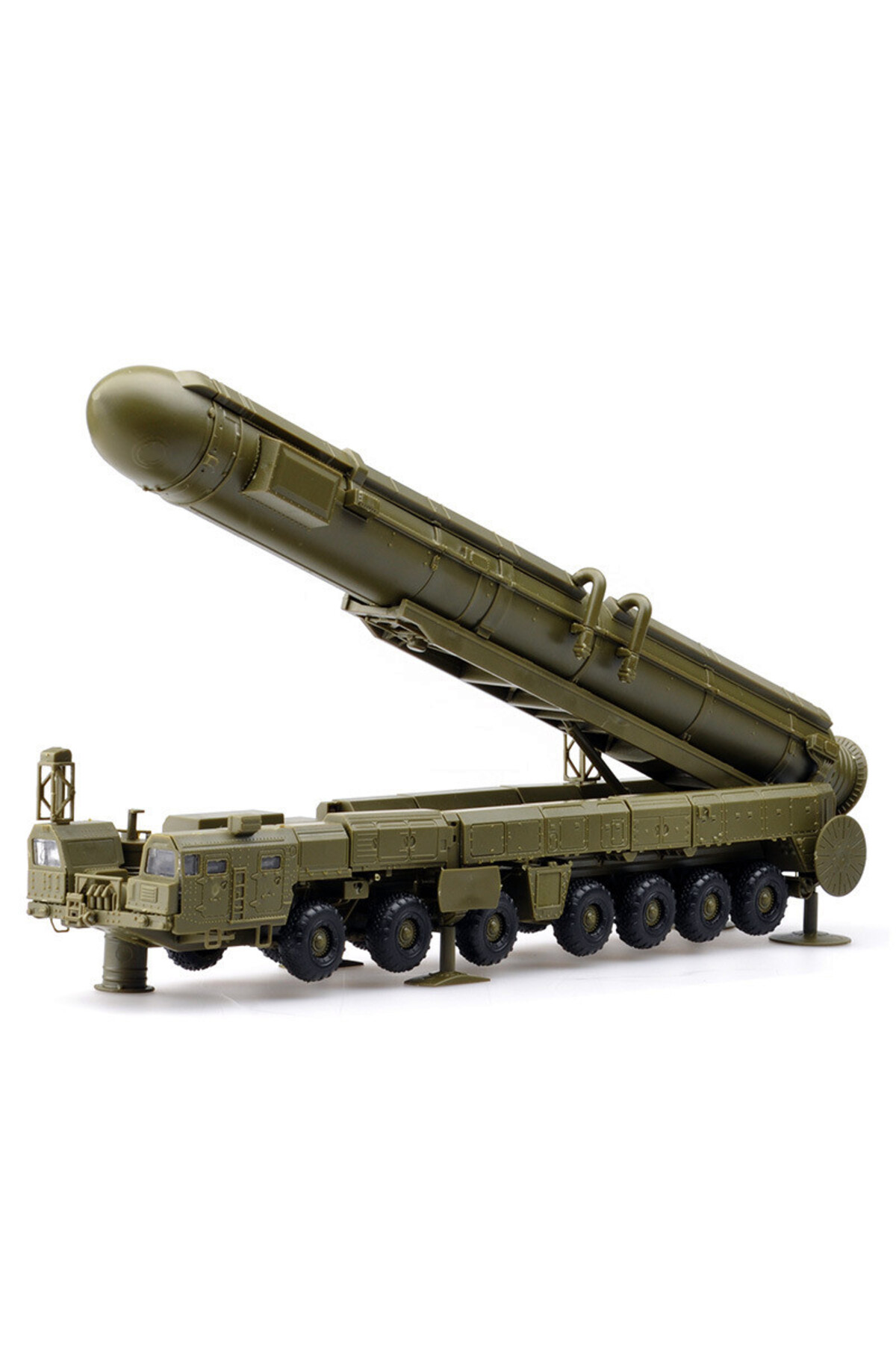 ۱/۷۲ روسیه راکت پرتابگر موشک قاره‌پیمای RT-2PM 4D مونتاژ پلاستیکی پازل نظامی Mo...