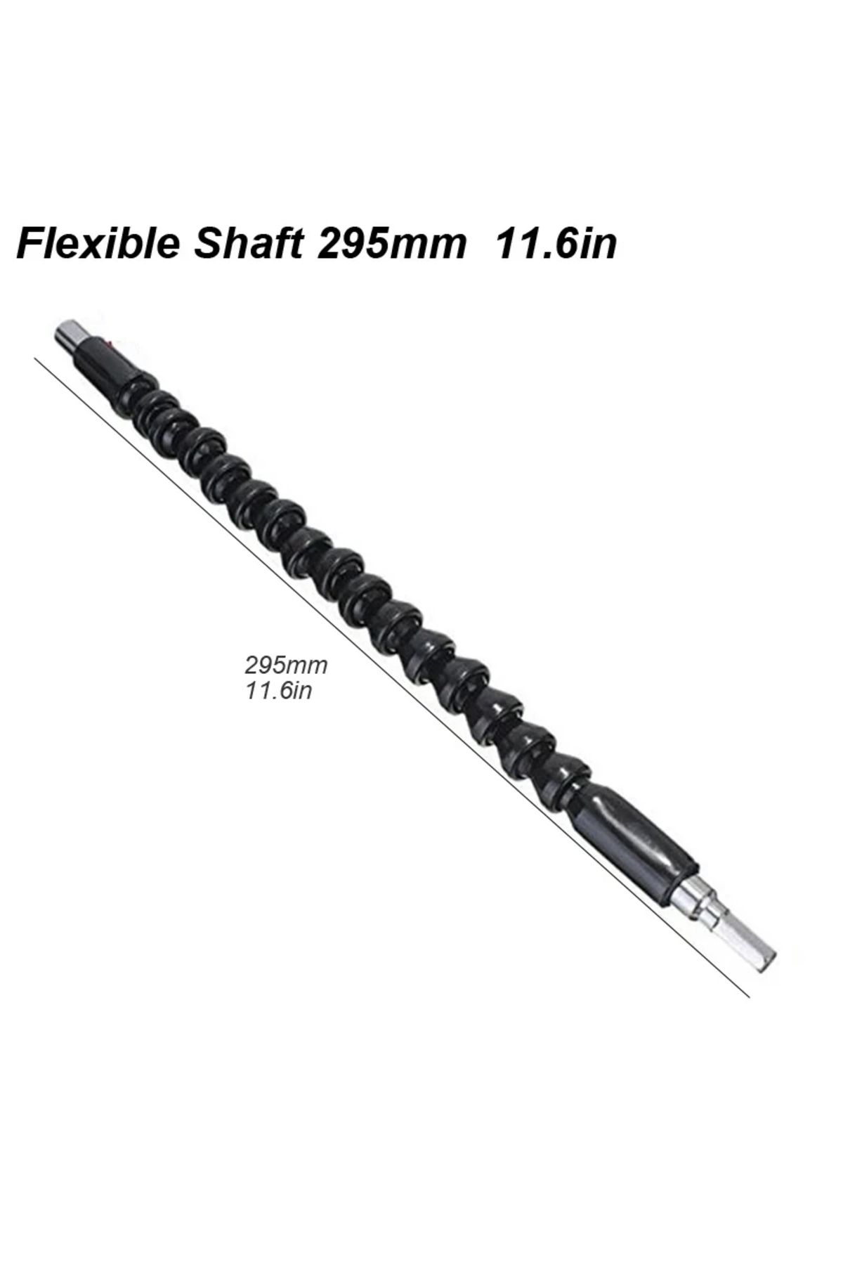 atooltour-Angle Drill Adapter Angle Drill Attachment Screwdriver Adapter Flexible Shaft Soft Extension Holder 1