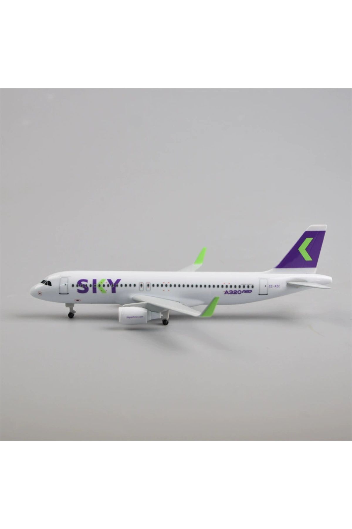 Choice-20cm Chilean Sky 20cm Scale Metal Aircraft Replica Chilean Sky Aircraft Model A320 Airlines Airplane 1