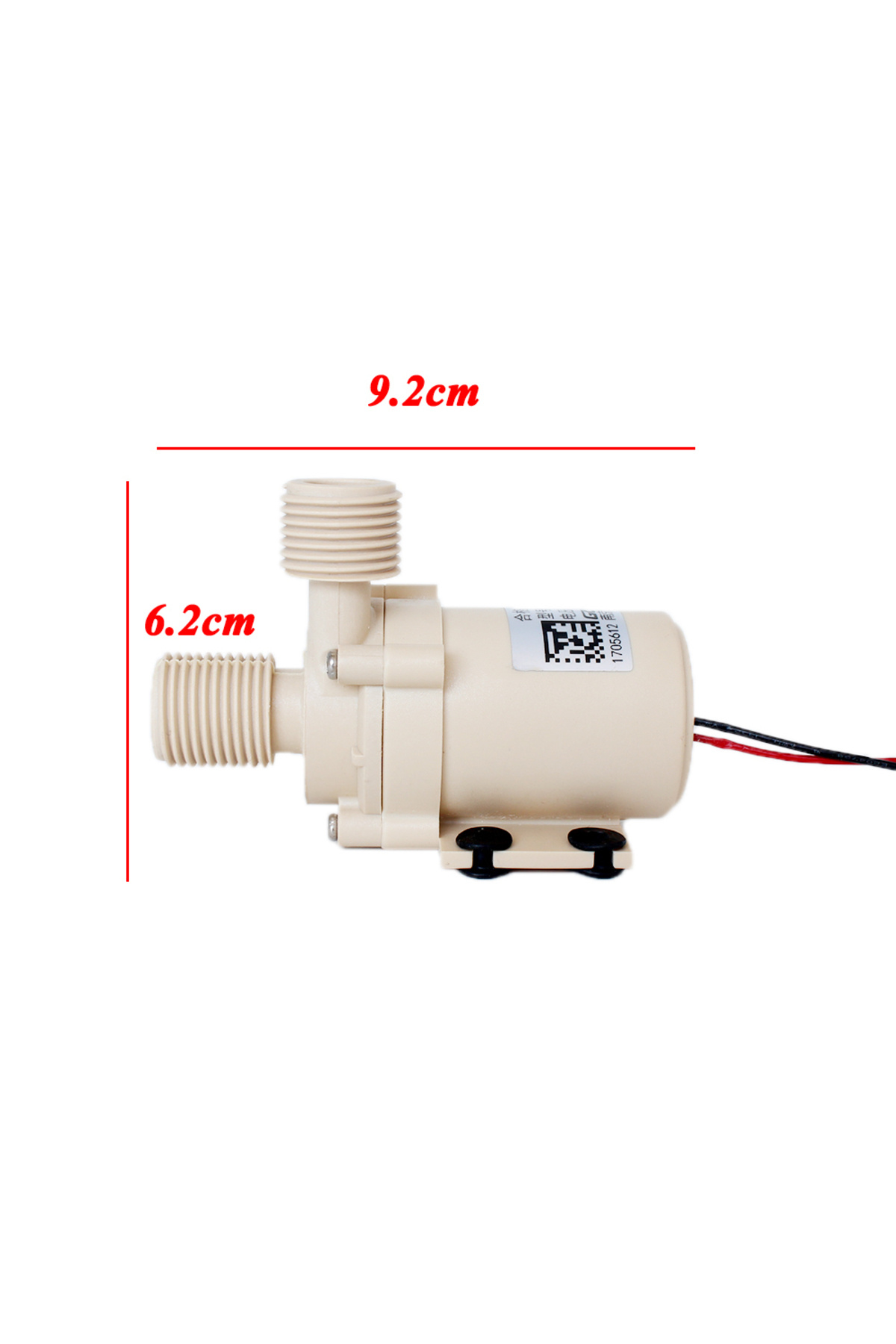 buyready-24V 6m 12L per min DC 12V 24V (0-110 Degrees) Celsius Hot Water Circulation Pump Food Grade Brushles 3