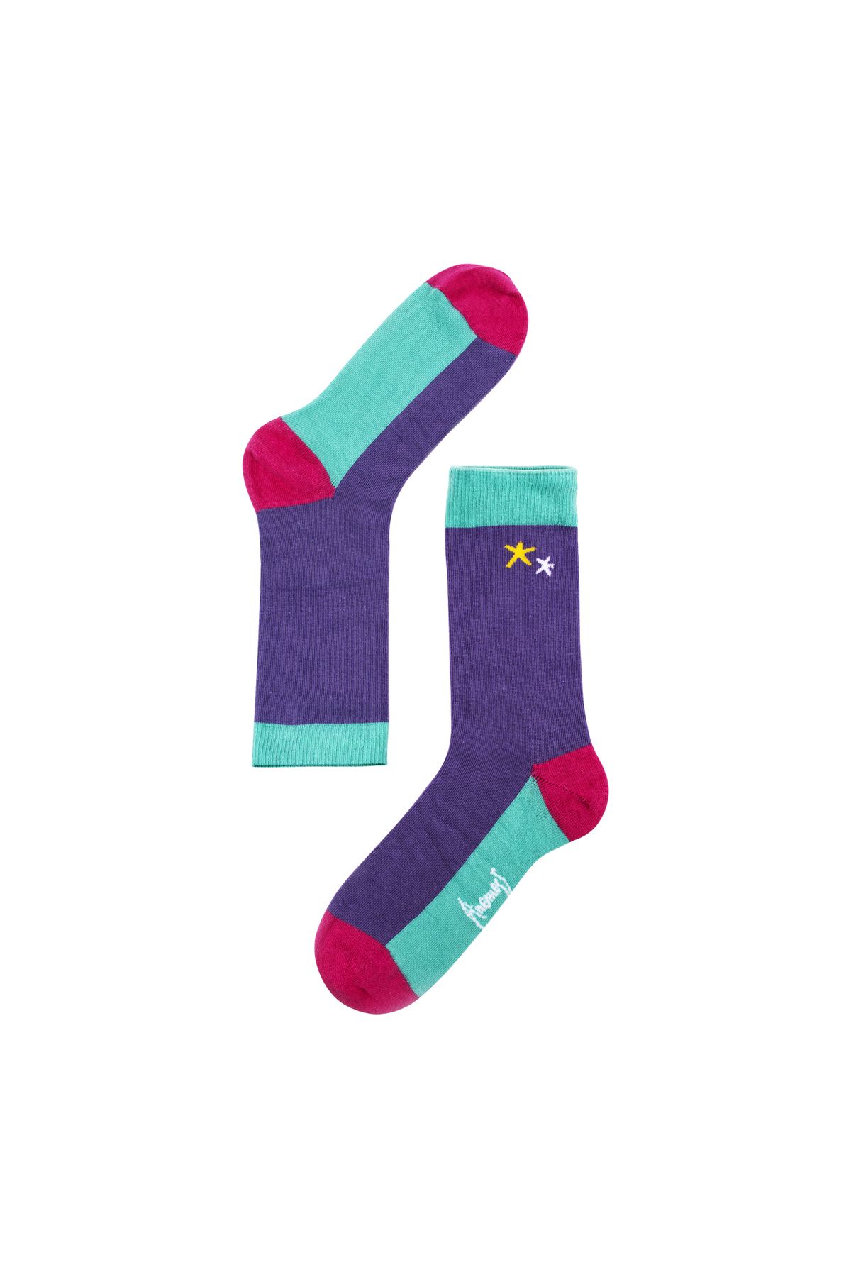 ANEMOSS-Women’s Seamless Socks Set, 5 Pairs, Nautical Design, %85 Cotton, Fits Sizes 36-40 (EU) 4