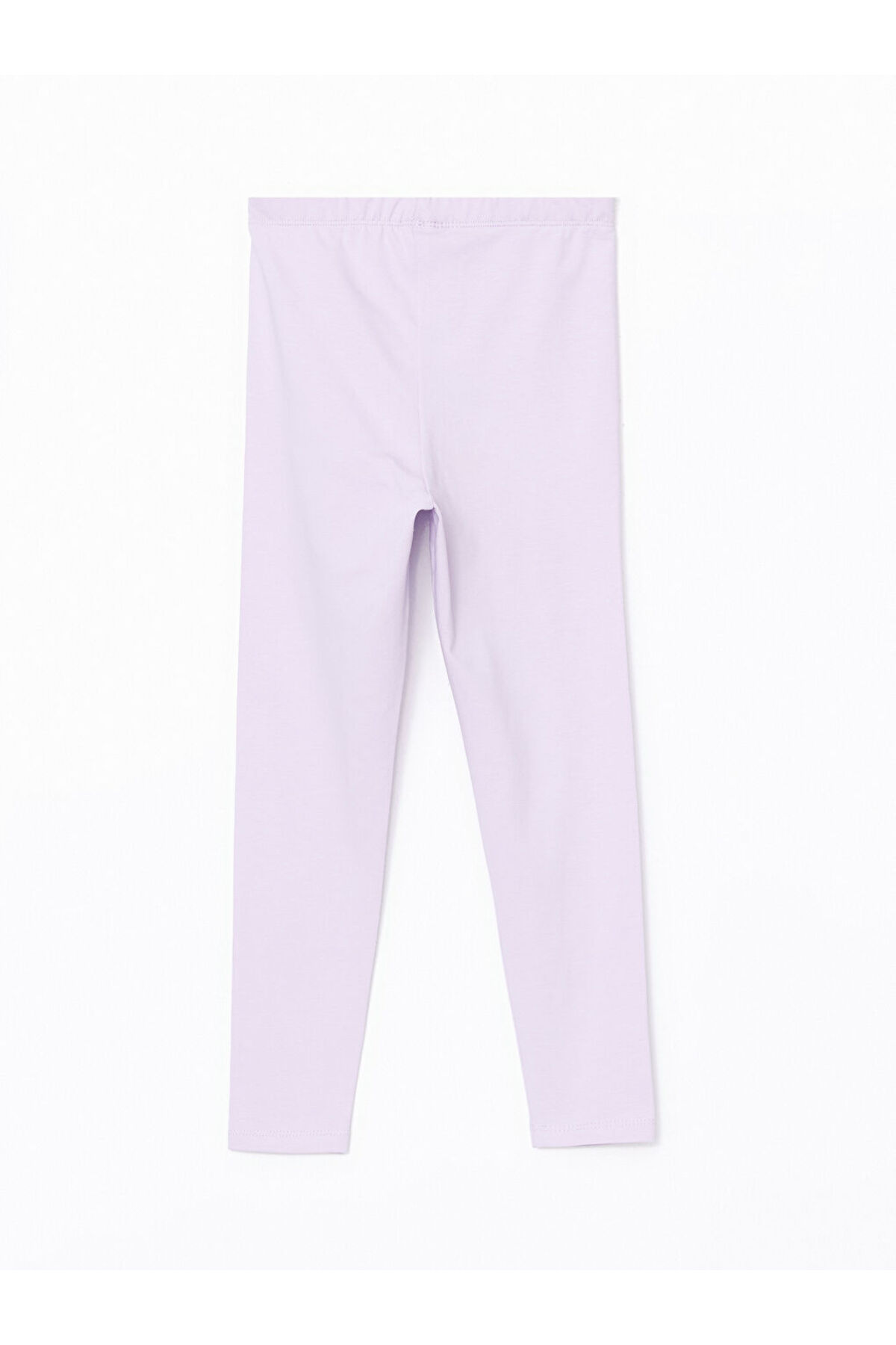 LC Waikiki Lila Beli Lastikli Kız Çocuk Tayt fotoğrafı 3 (önizleme)