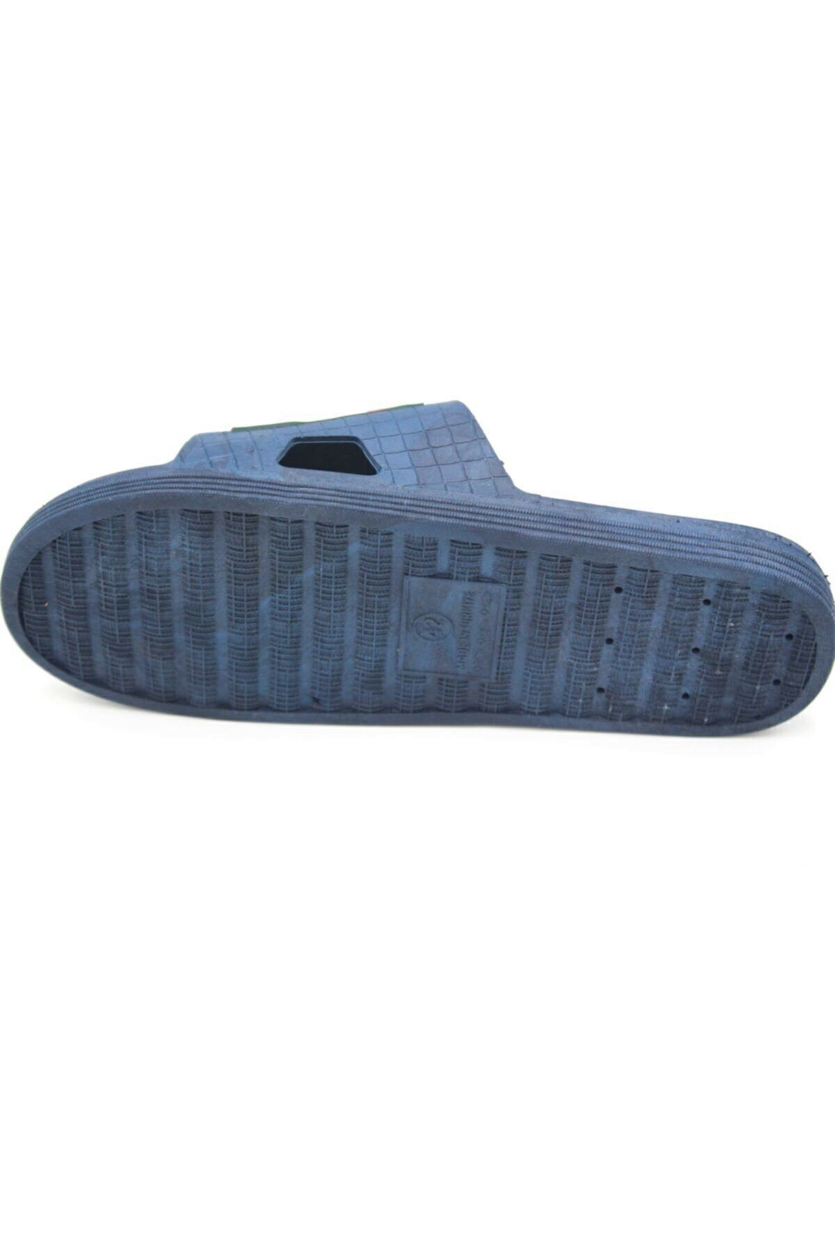 GEZER-Non-Slip Sole Sea, Beach, Bathroom, Pool, WC, Daily Men's Slippers - Navy Blue 4