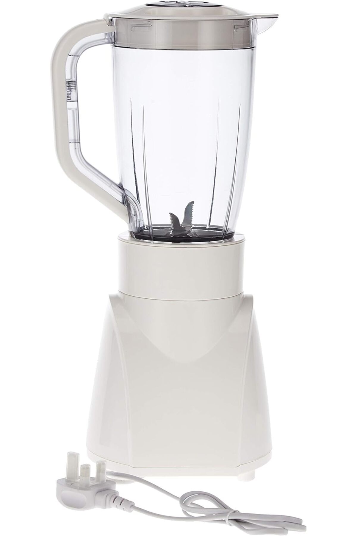 Black&Decker-خلاط ٥٠٠ واط مع مطحنة ومفرمة، أبيض - Bx580-B5، مصنوع من البلاستيك 2